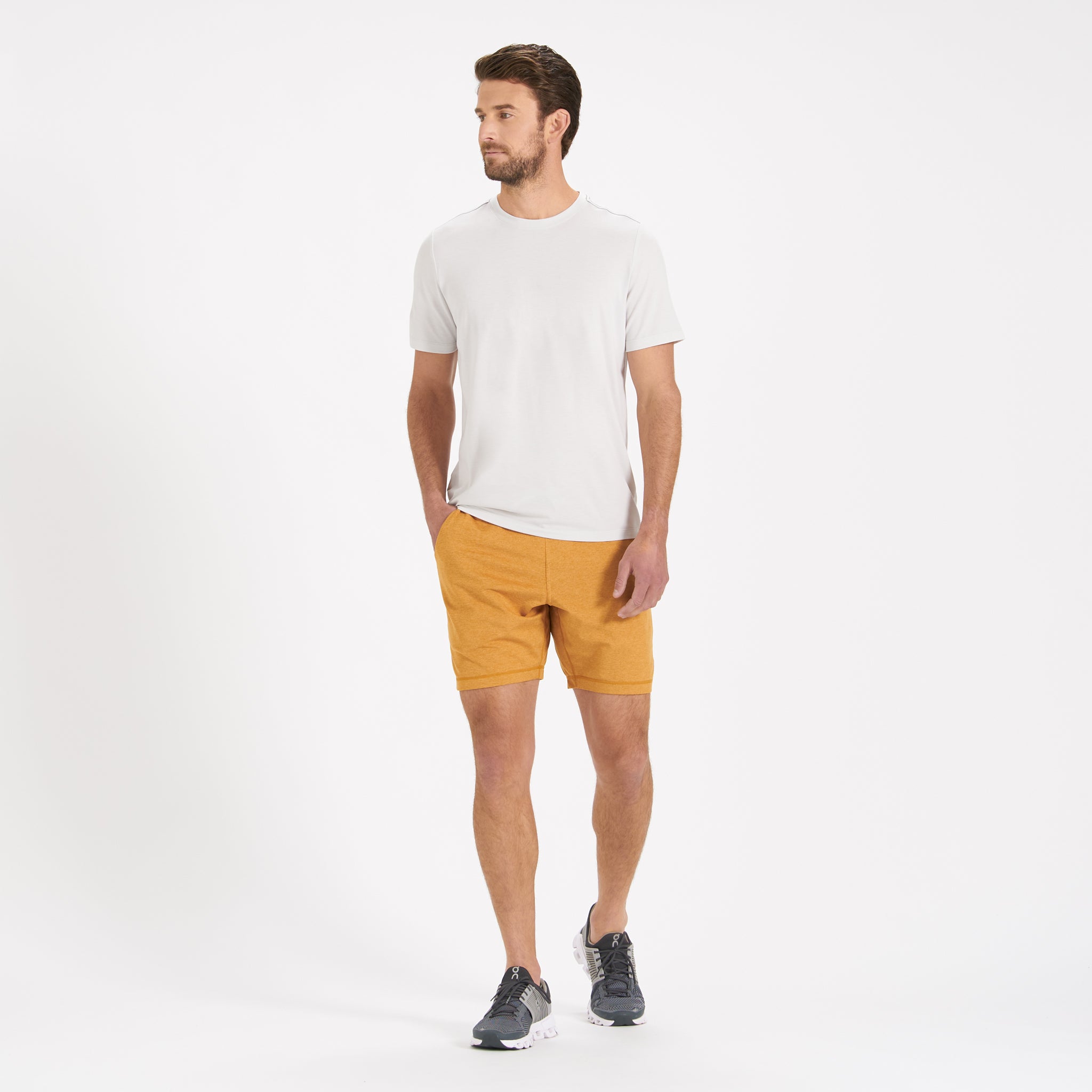 Ponto Performance Short 7 | Flax Heather - Image 4