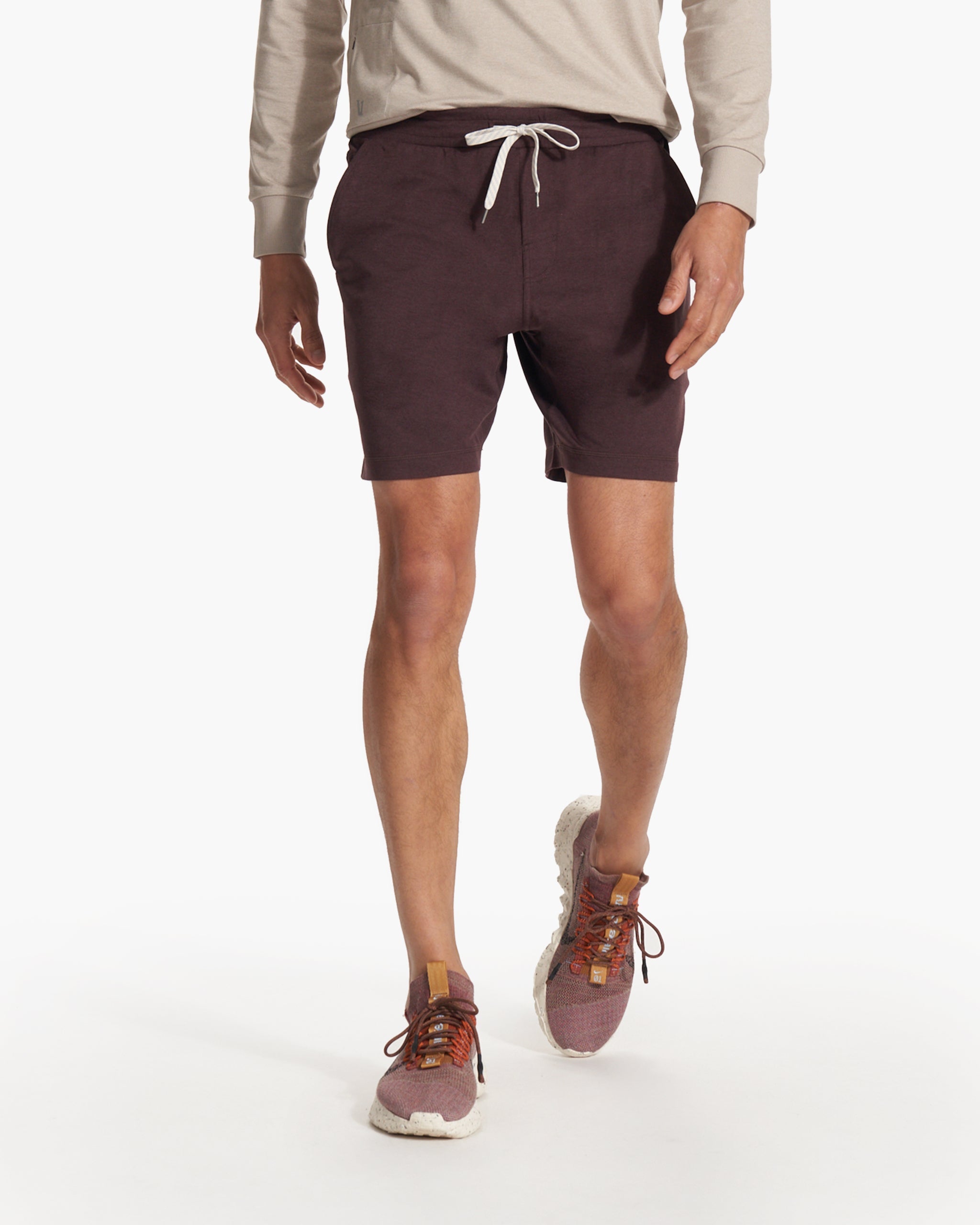 Ponto Performance Short 7 | Mahogany Heather