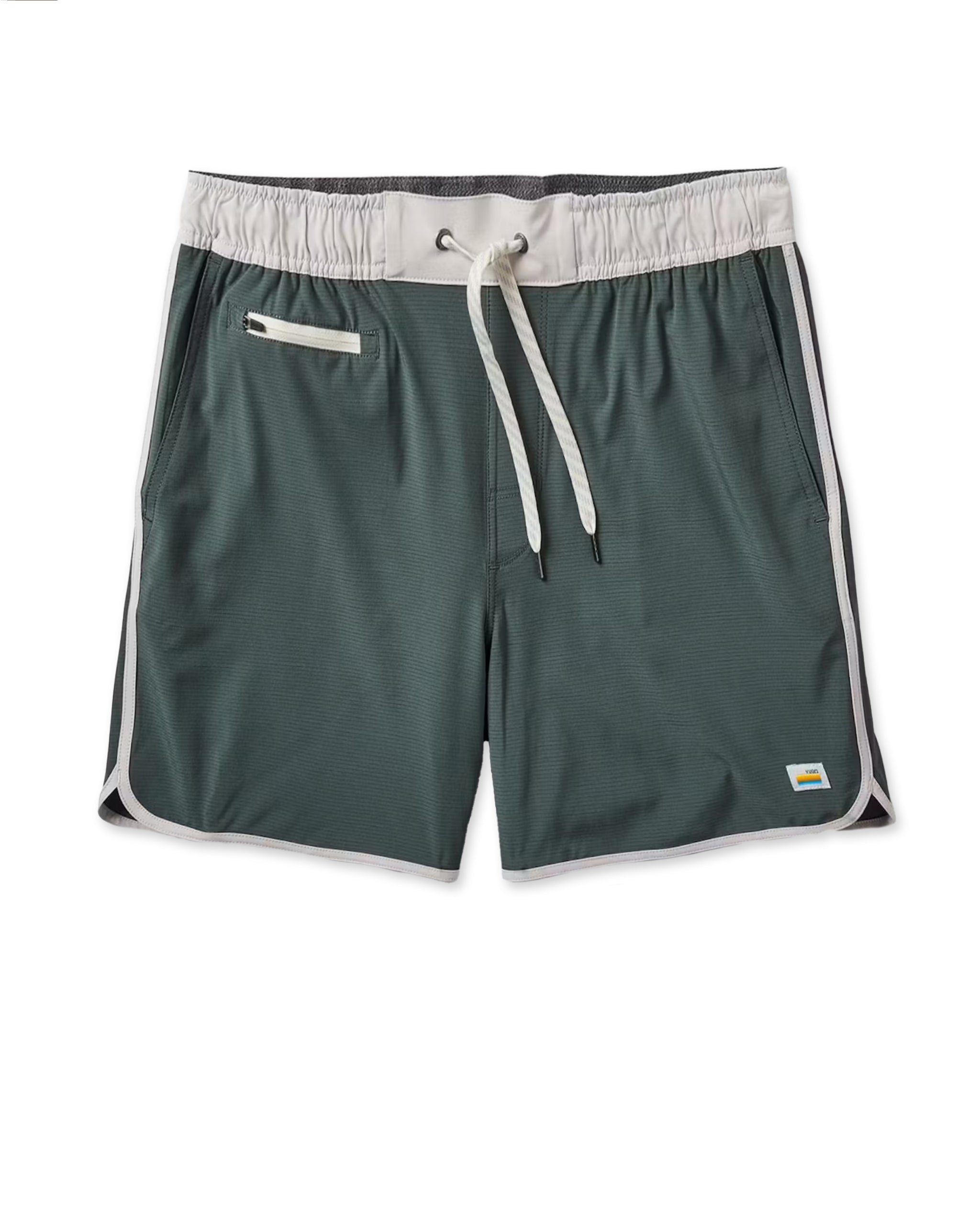 Banks Short Unlined 5 | Smoked Beryl Slub Stripe - Image 6