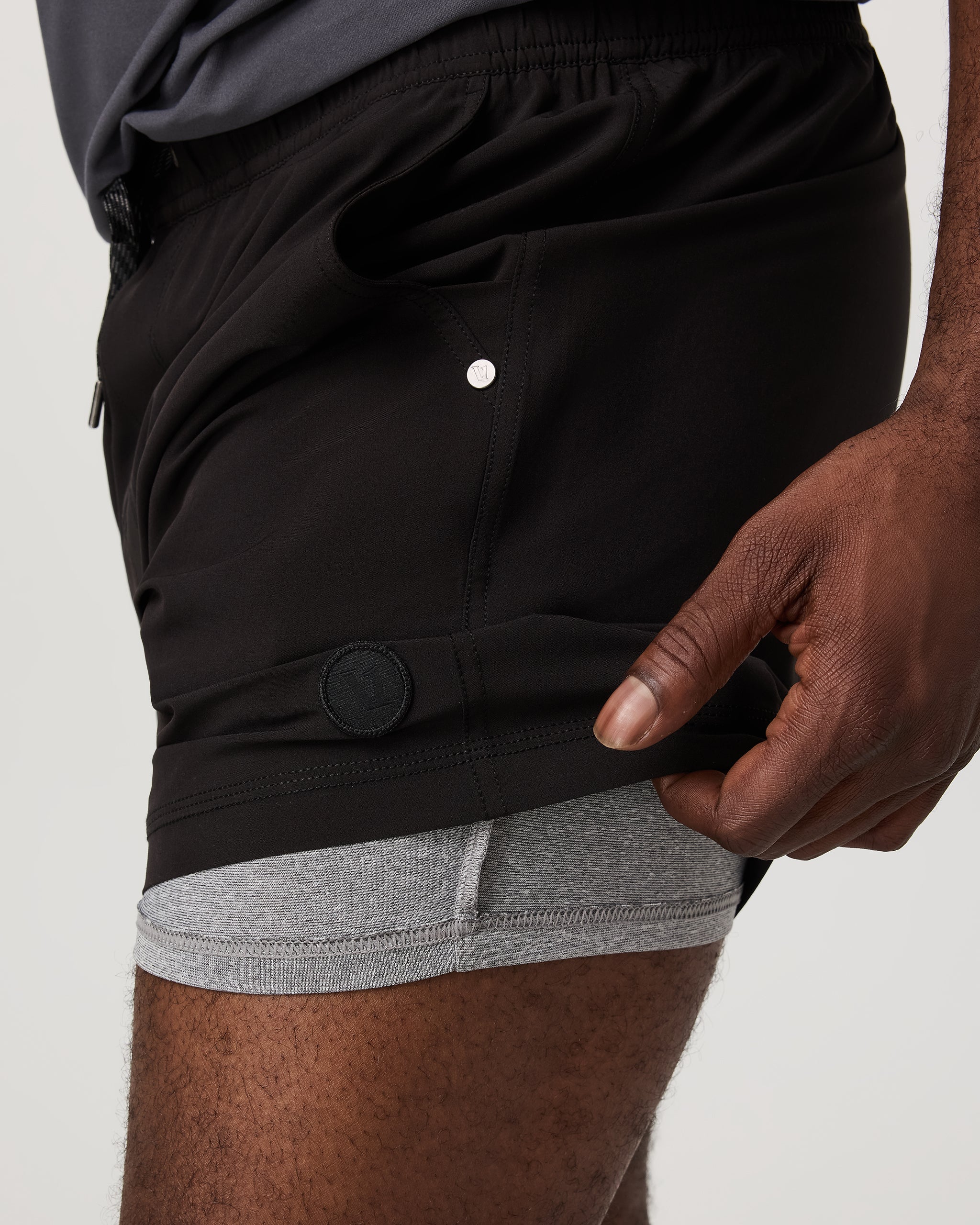 Kore Short Lined 5 | Black Tonal - Image 2