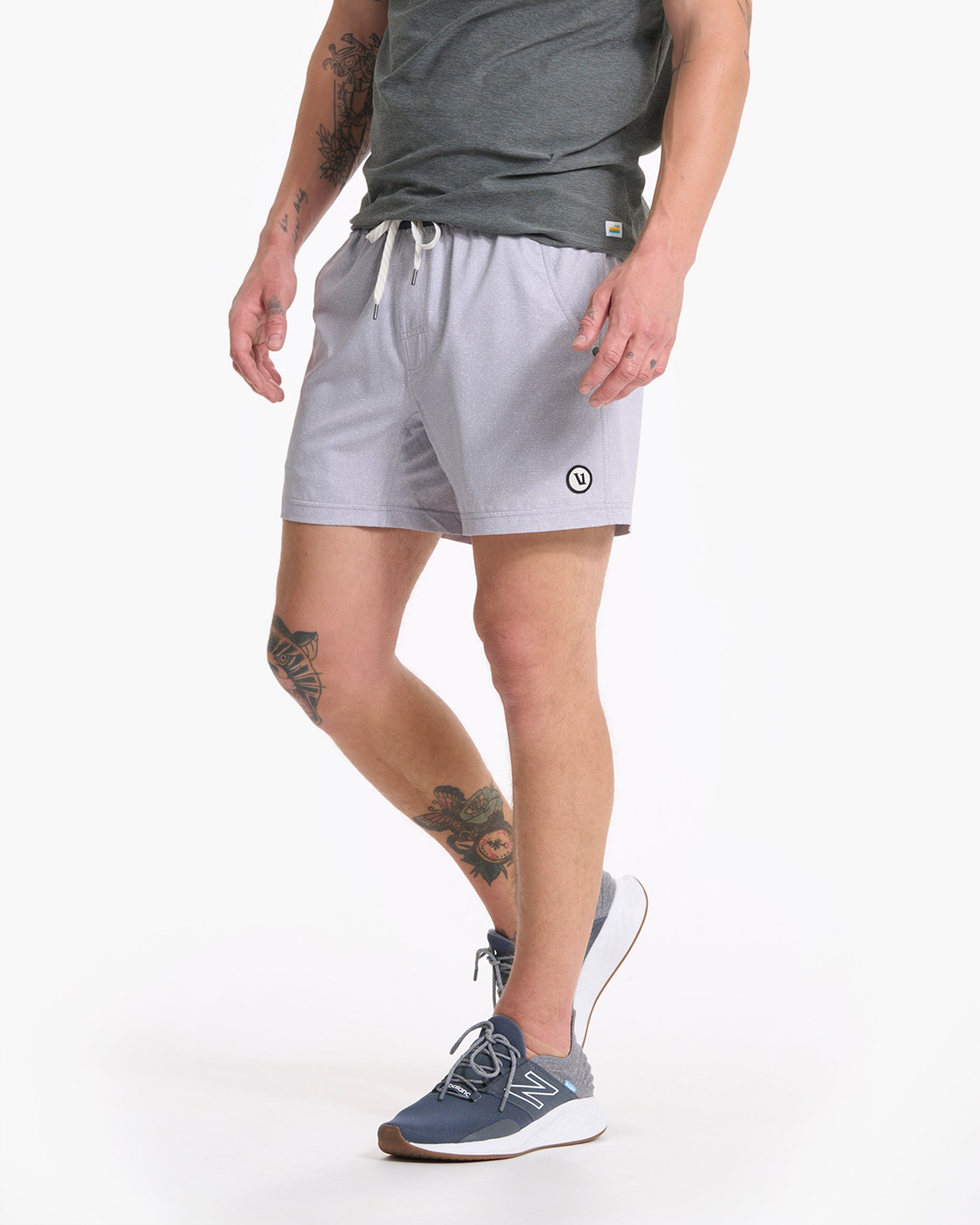 Kore Short Lined 5 | Platinum Dashed Lines - Image 2