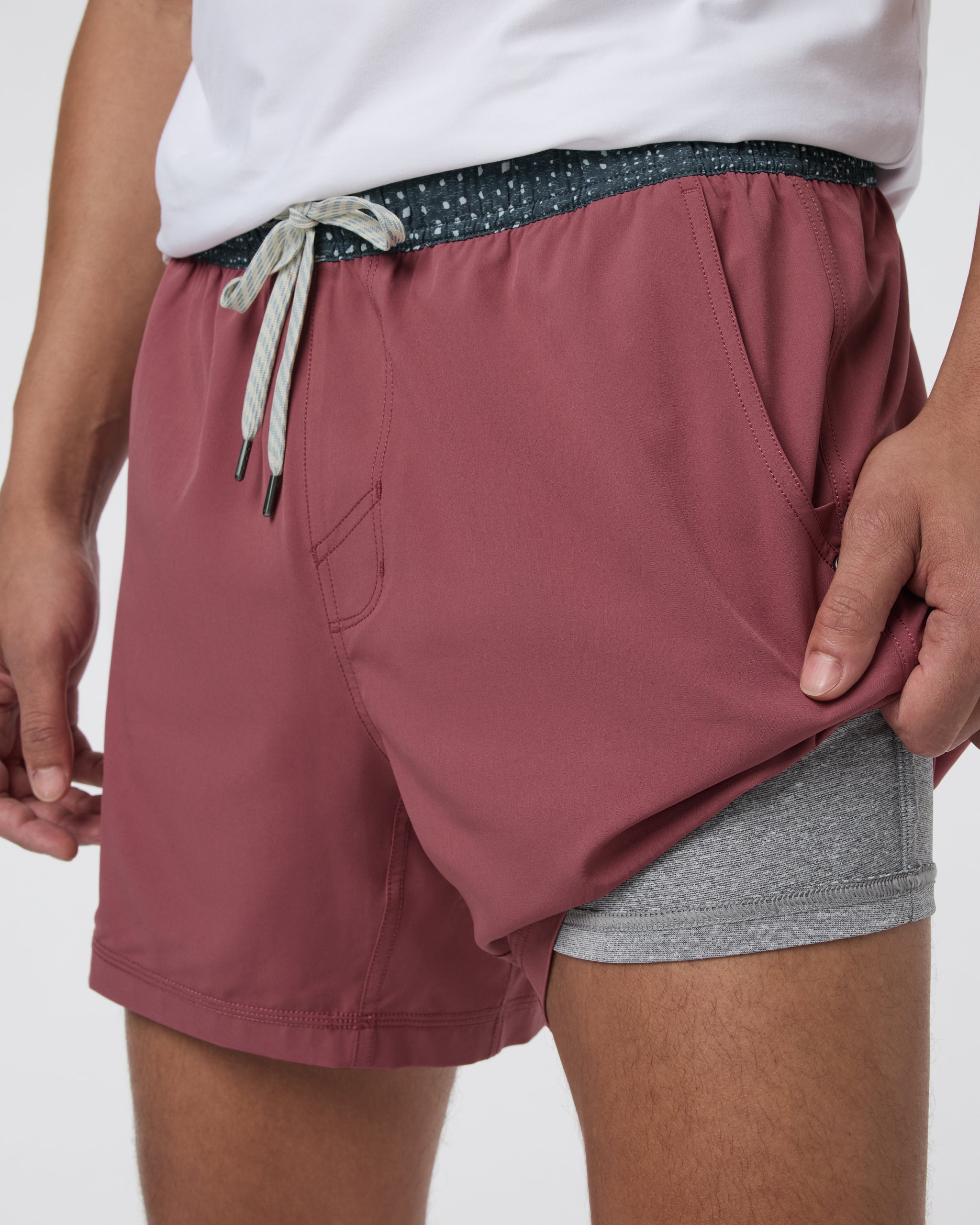 Kore Short Lined 5 | Saltwater Red - Image 2