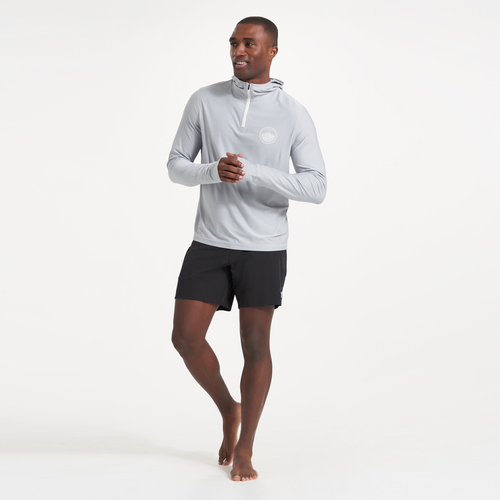 Uluwatu Water Hoodie | Platinum Heather - Image 4