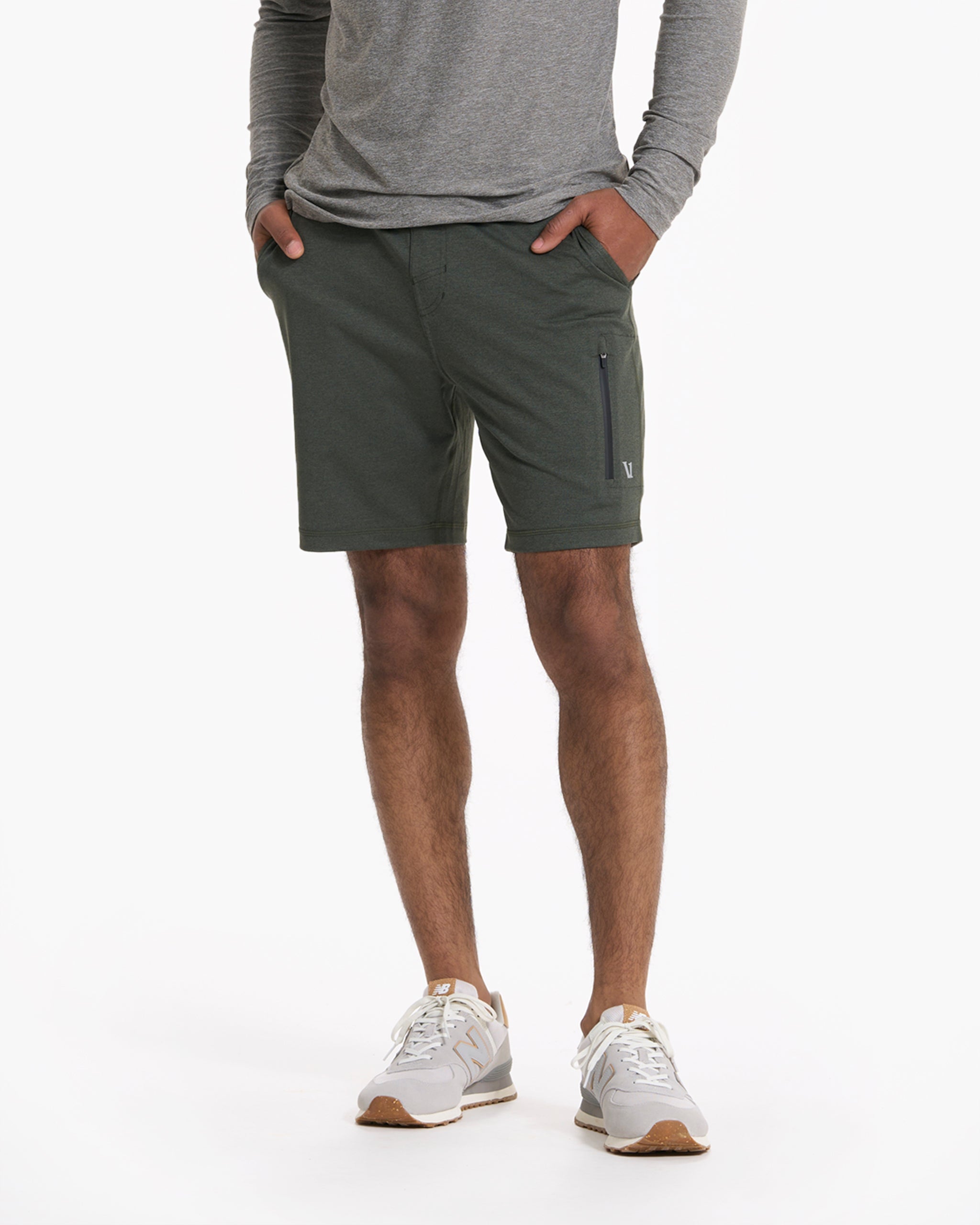 Sunday Performance Short 7.5 | Forest Heather - Image 2