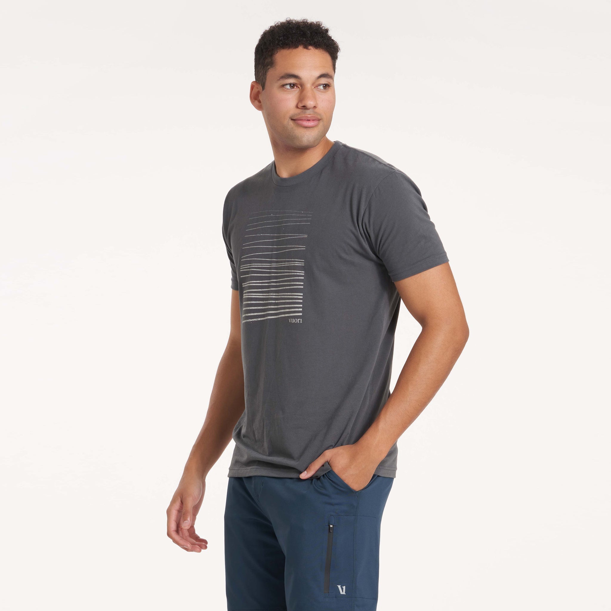 Driftwood Tee | Charcoal - Image 2