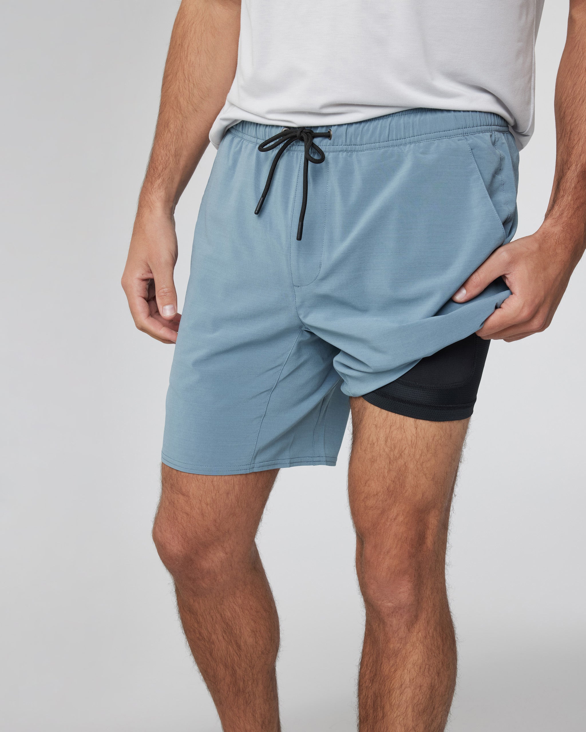 Elevate Kore Short Lined 7 | Smoke Blue - Image 4