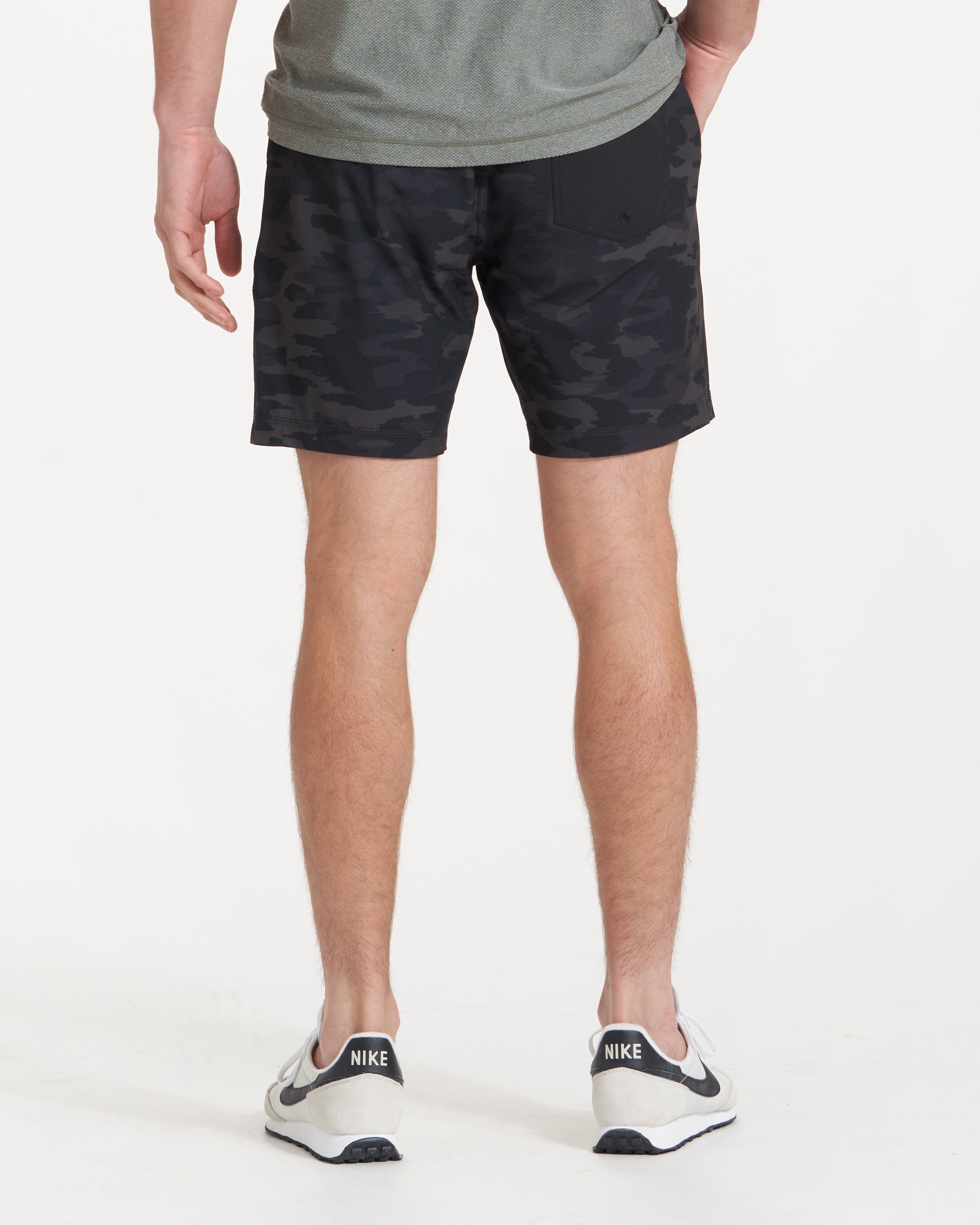 Kore Short Unlined 7 | Black Watercolor Camo - Image 2