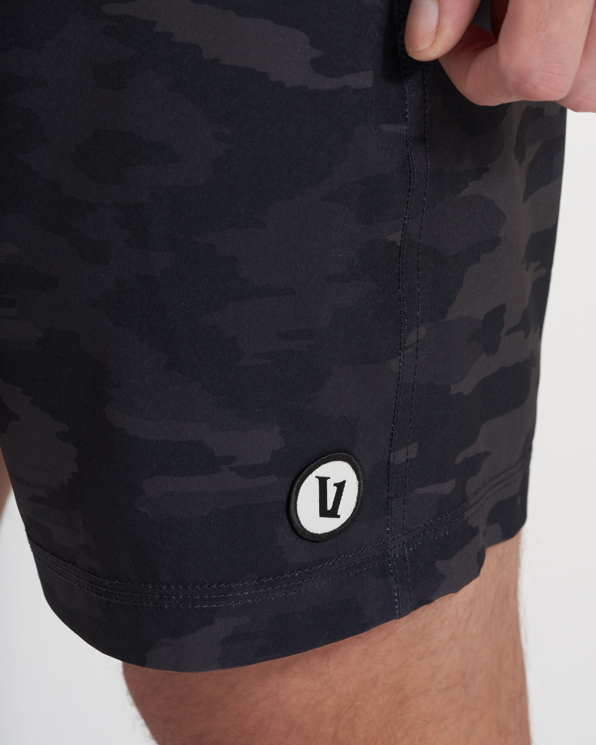 Kore Short Unlined 7 | Black Watercolor Camo - Image 3