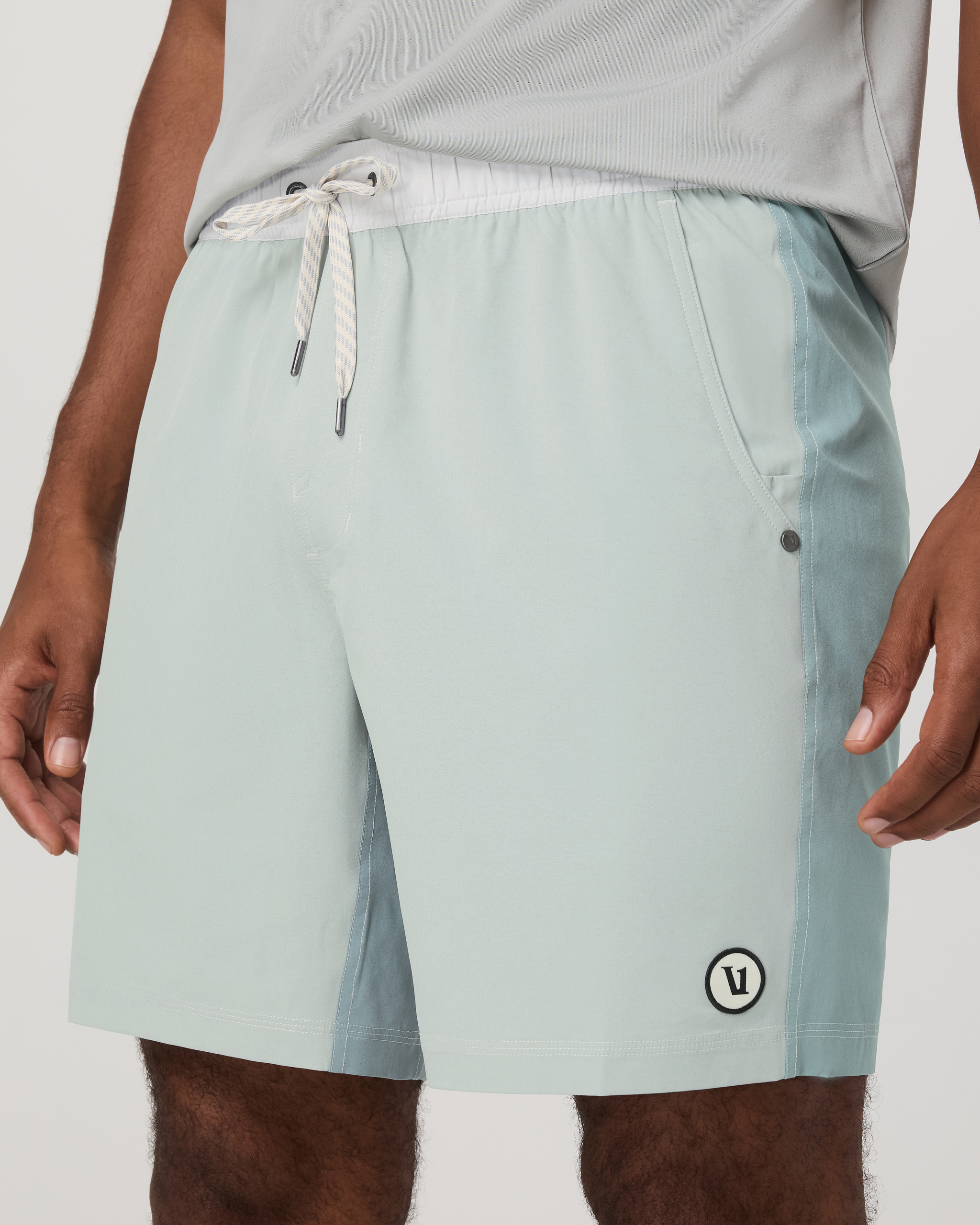 Kore Short Unlined 7 | Storm Blue Color Block - Image 2