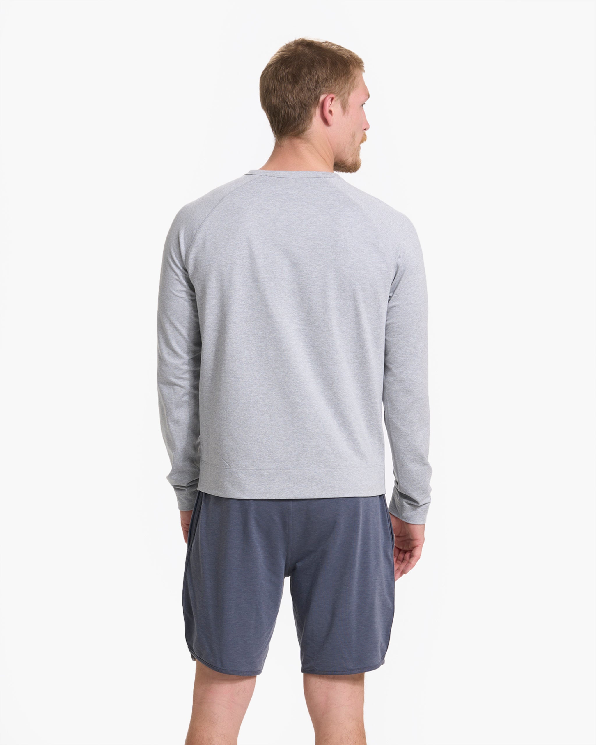 Austin Sweatshort | Azure Heather - Image 5