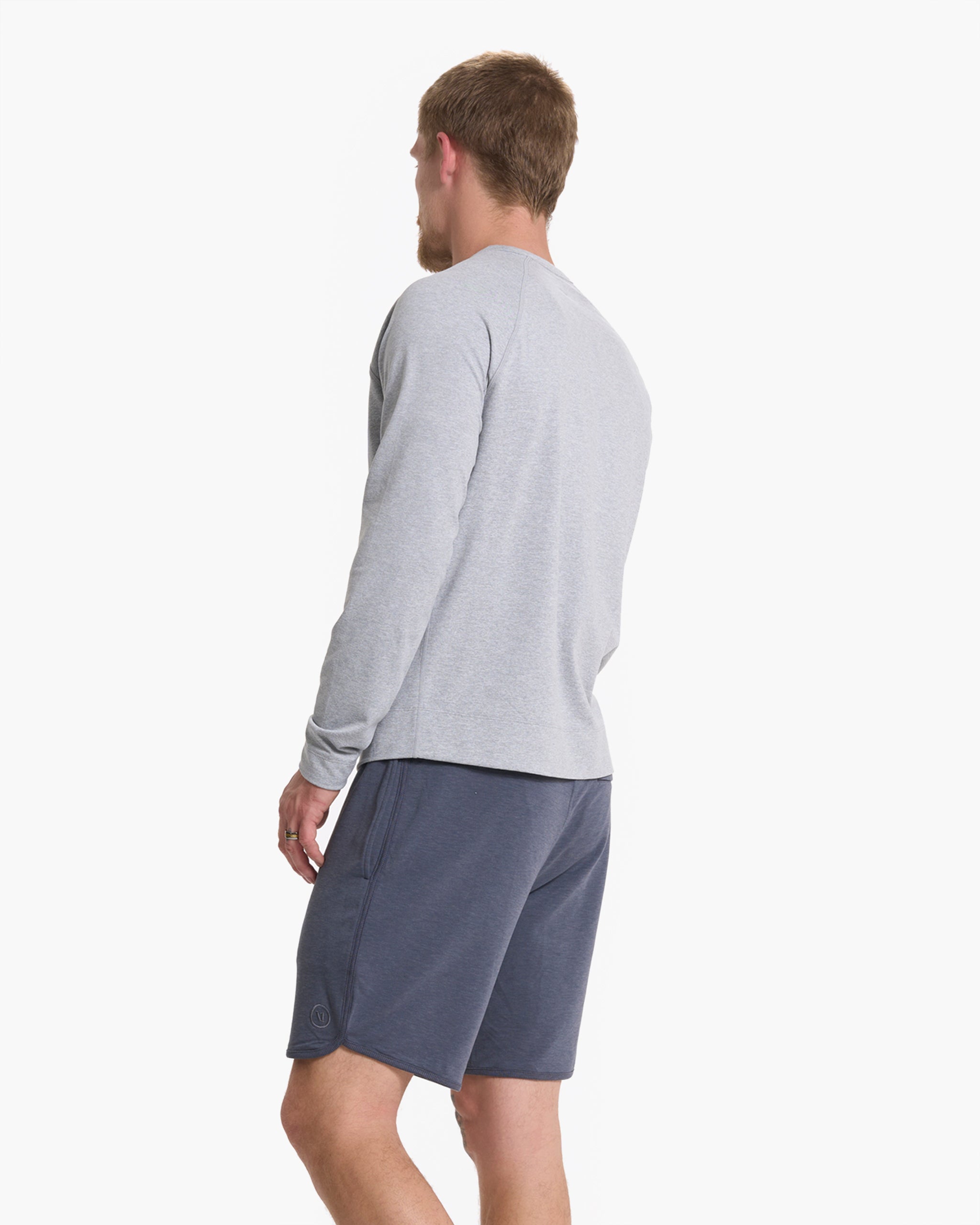 Austin Sweatshort | Azure Heather - Image 3