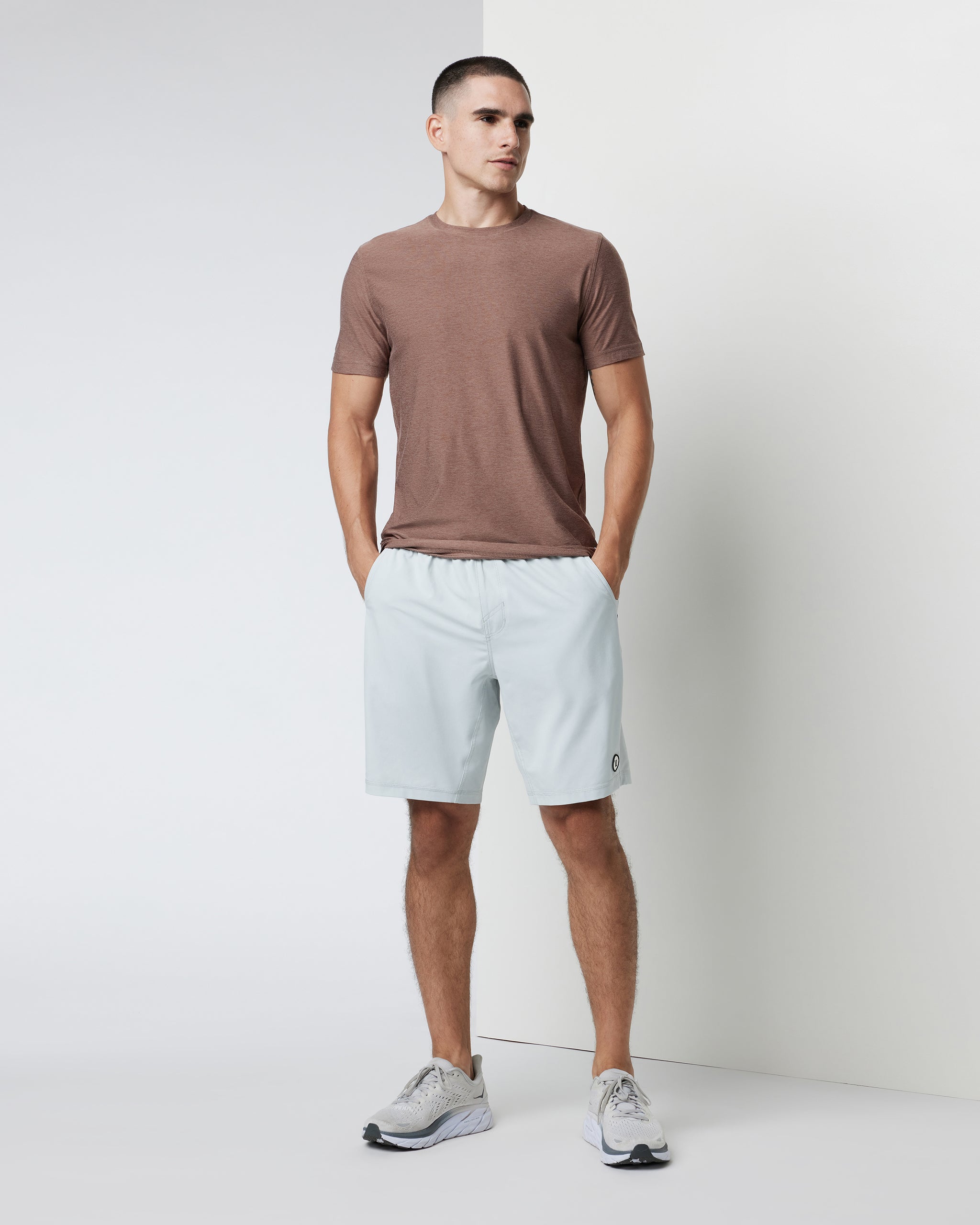 Kore Short Lined 9 | Sky Grey