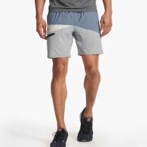 Colorblock Kore Short Lined 7 | Light Azure/Steel/Vapor