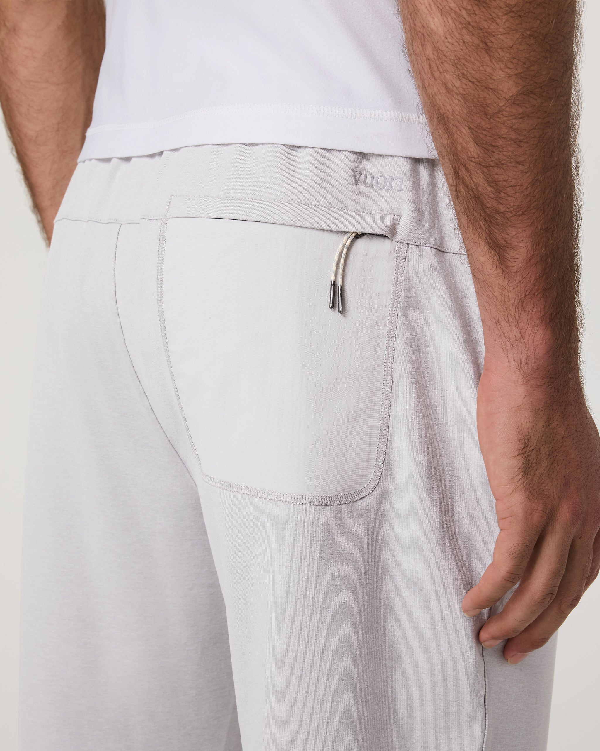 Sunday Performance Mixed Media Jogger 28 | Frost Grey - Image 2