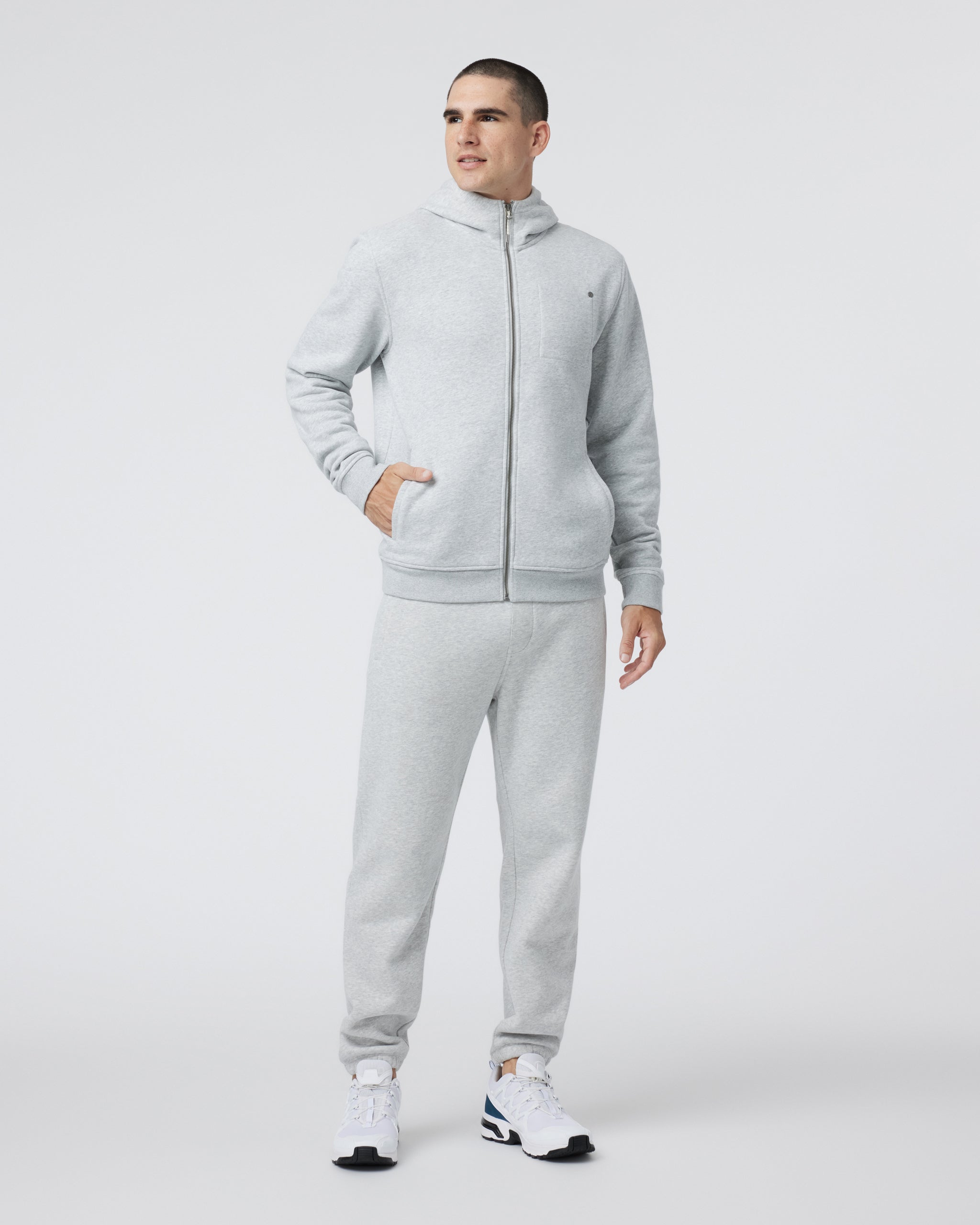 Seaside Sweatpant | Light Heather Grey - Image 4
