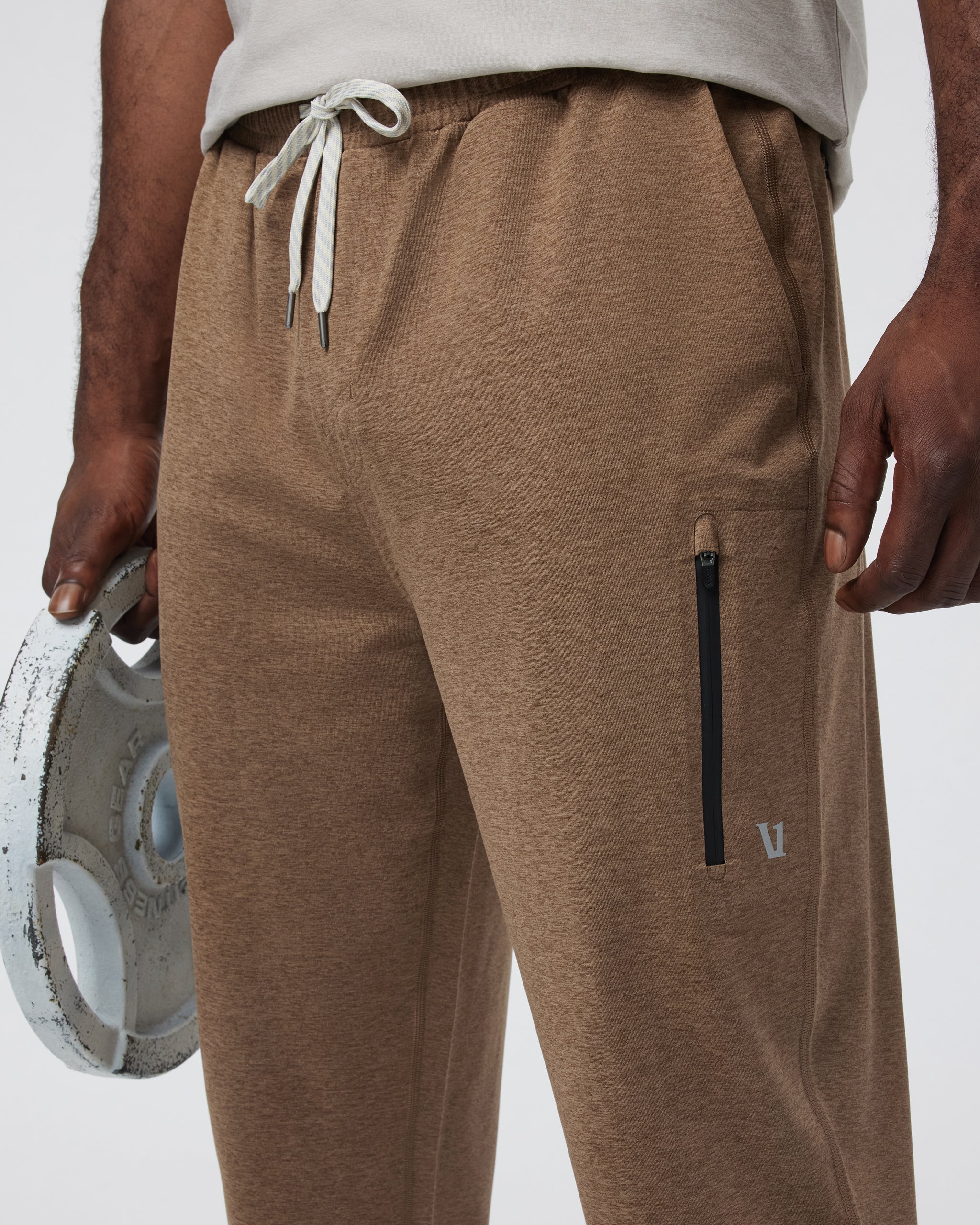 Sunday Performance Track Pant 2.0 | Pecan Heather - Image 2
