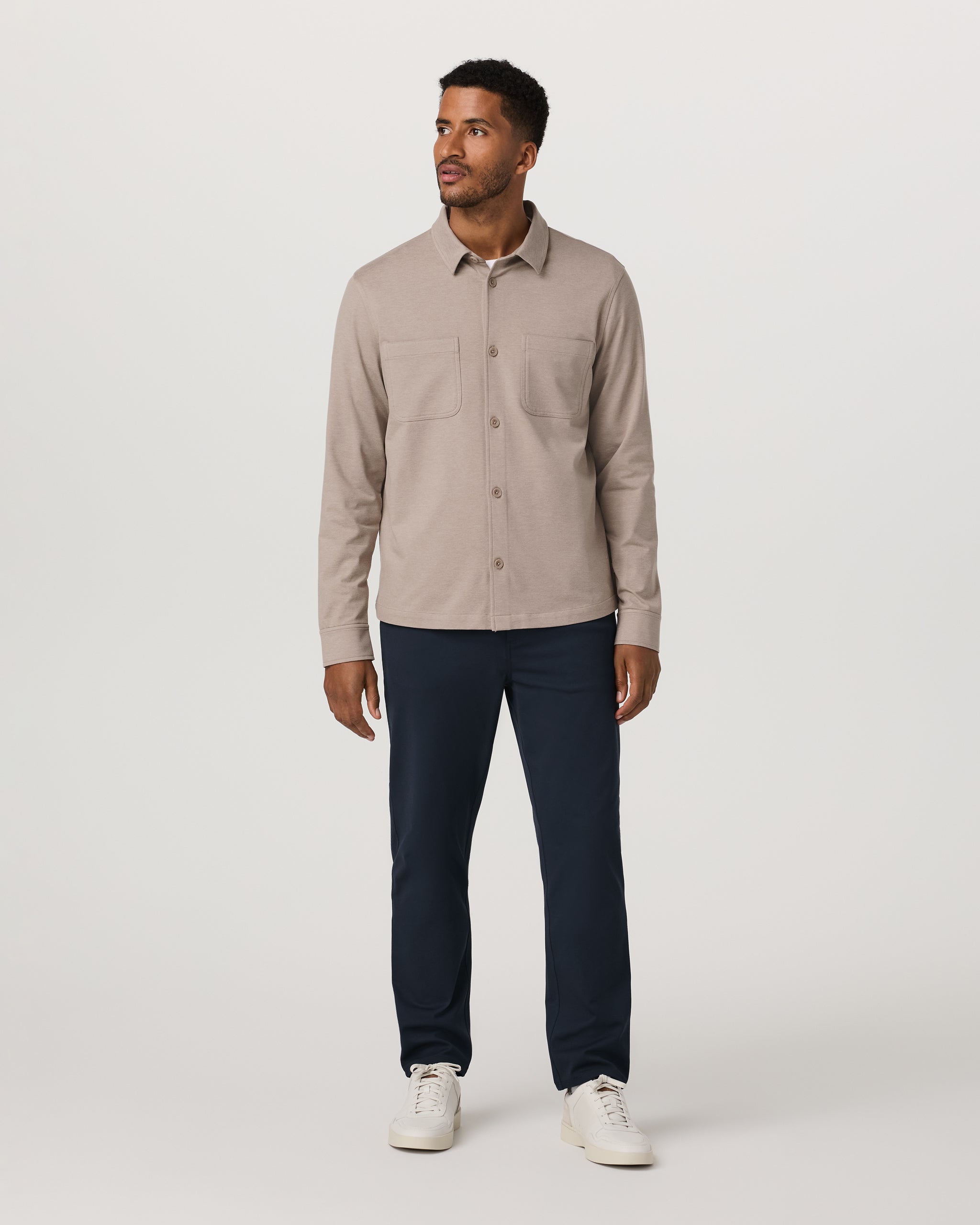 Coronado Shirt Jacket | Pumice Heather - Image 5