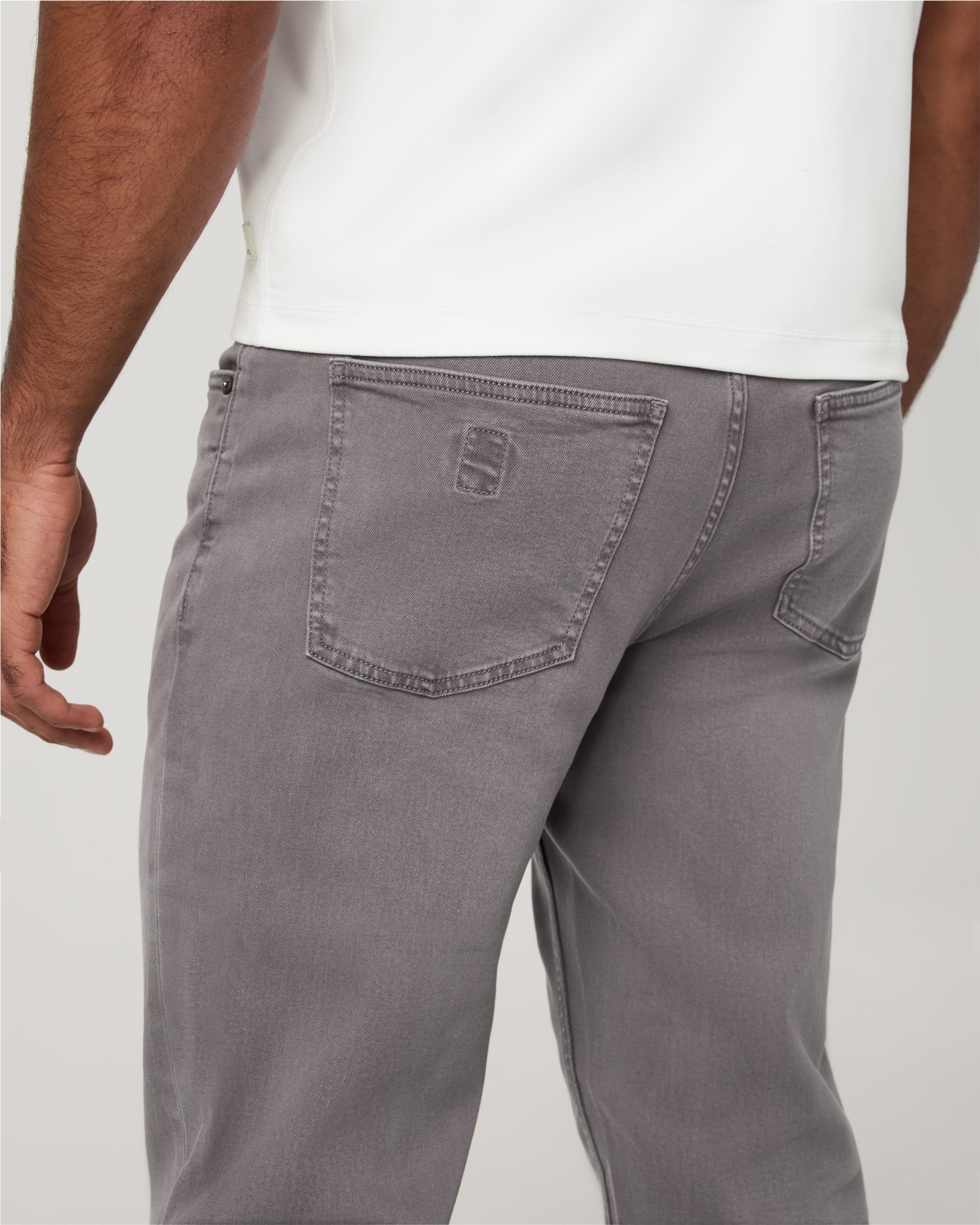 Benton Stretch Twill Pant Athletic Slim Fit 30 | Cavern Grey - Image 4