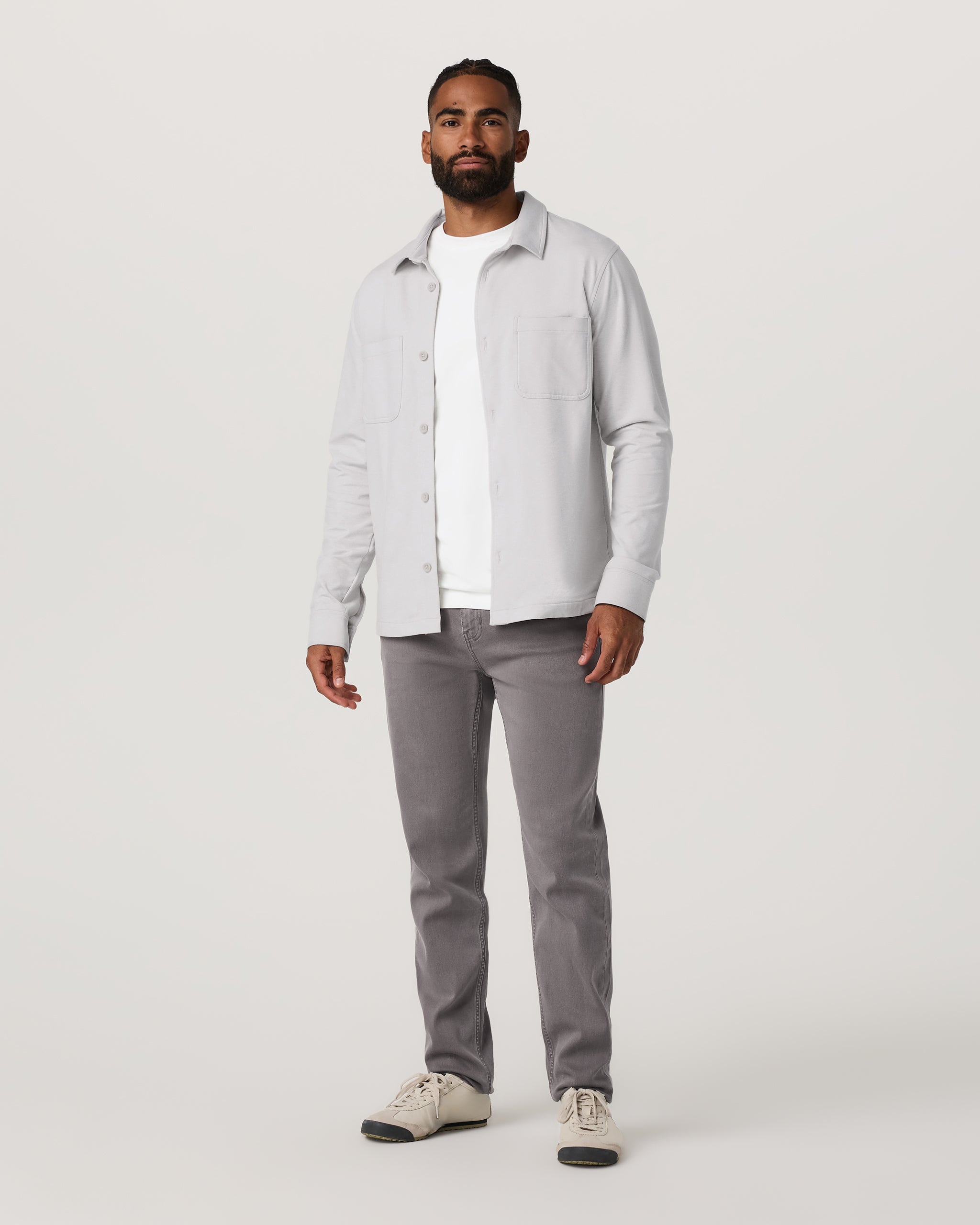 Benton Stretch Twill Pant Athletic Slim Fit 30 | Cavern Grey - Image 5