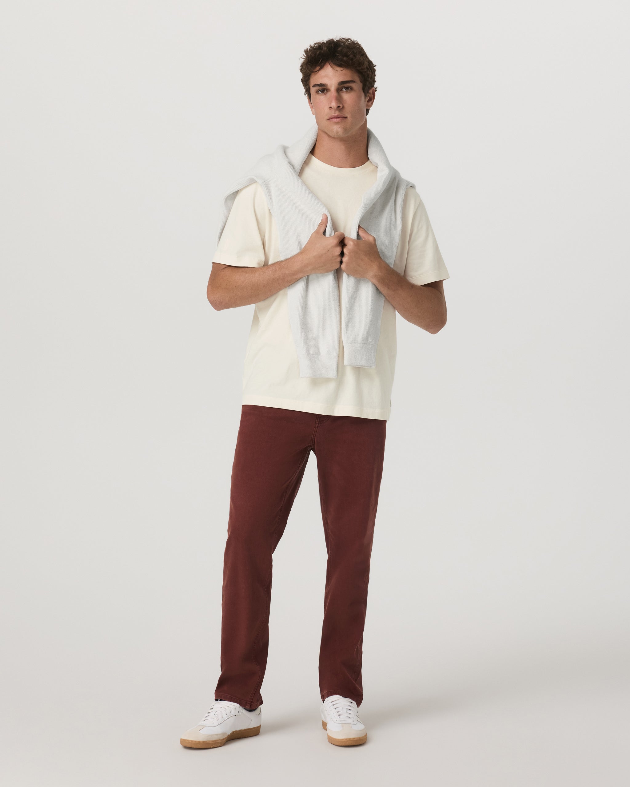 Benton Stretch Twill Pant Classic Fit 30 | Burnt Sienna - Image 4
