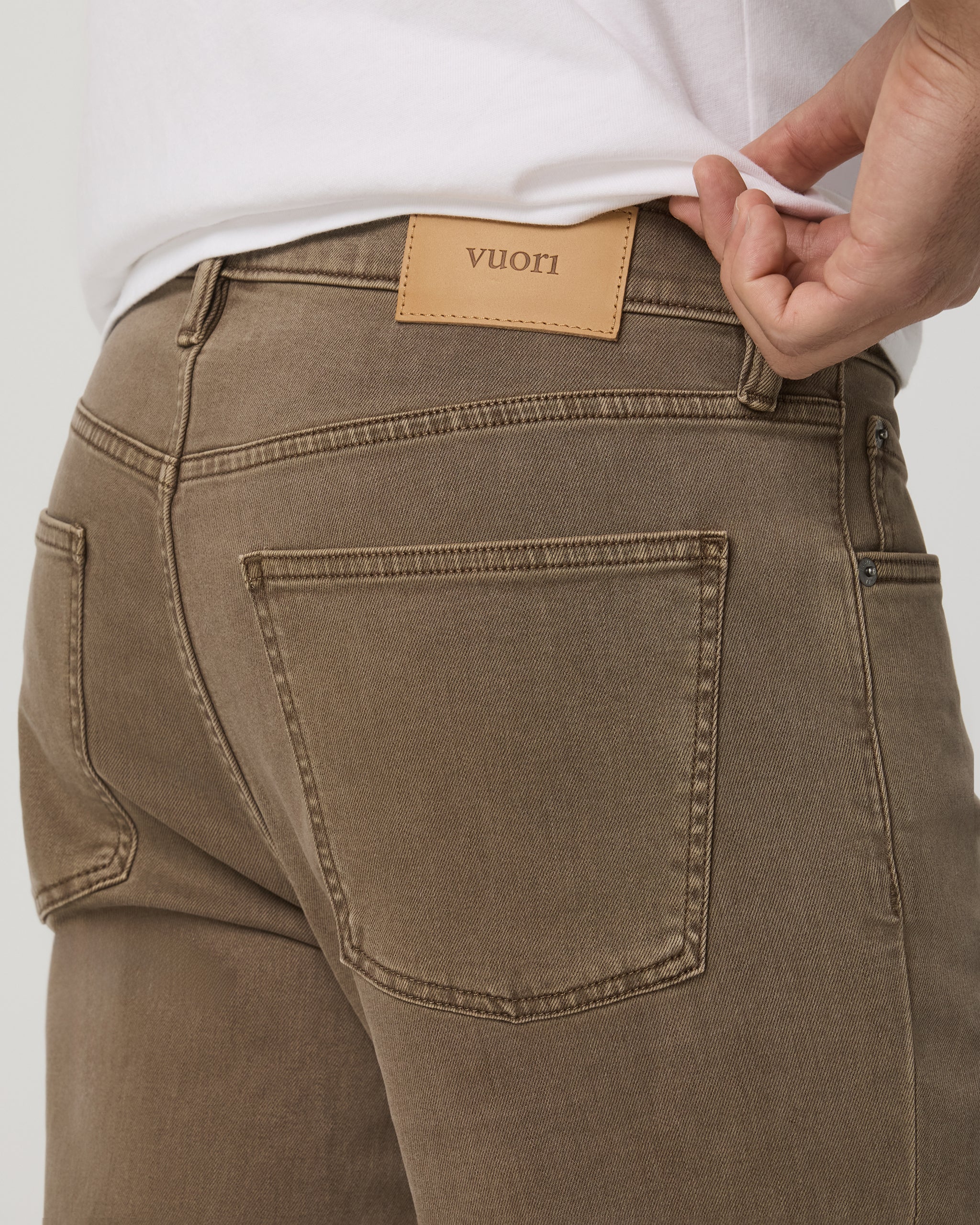 Benton Stretch Twill Pant Classic Fit 30 | Peppercorn - Image 5
