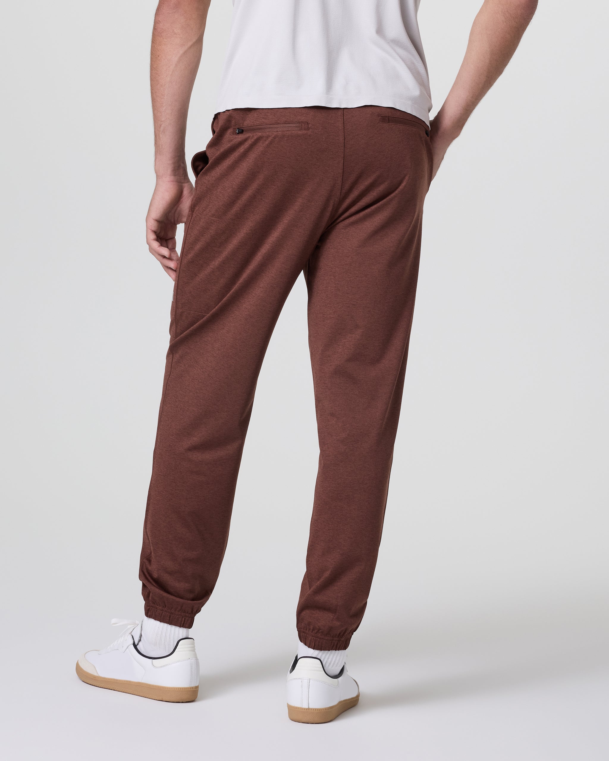 Sunday Performance Sweatpant - Long | Burnt Sienna Heather - Image 2