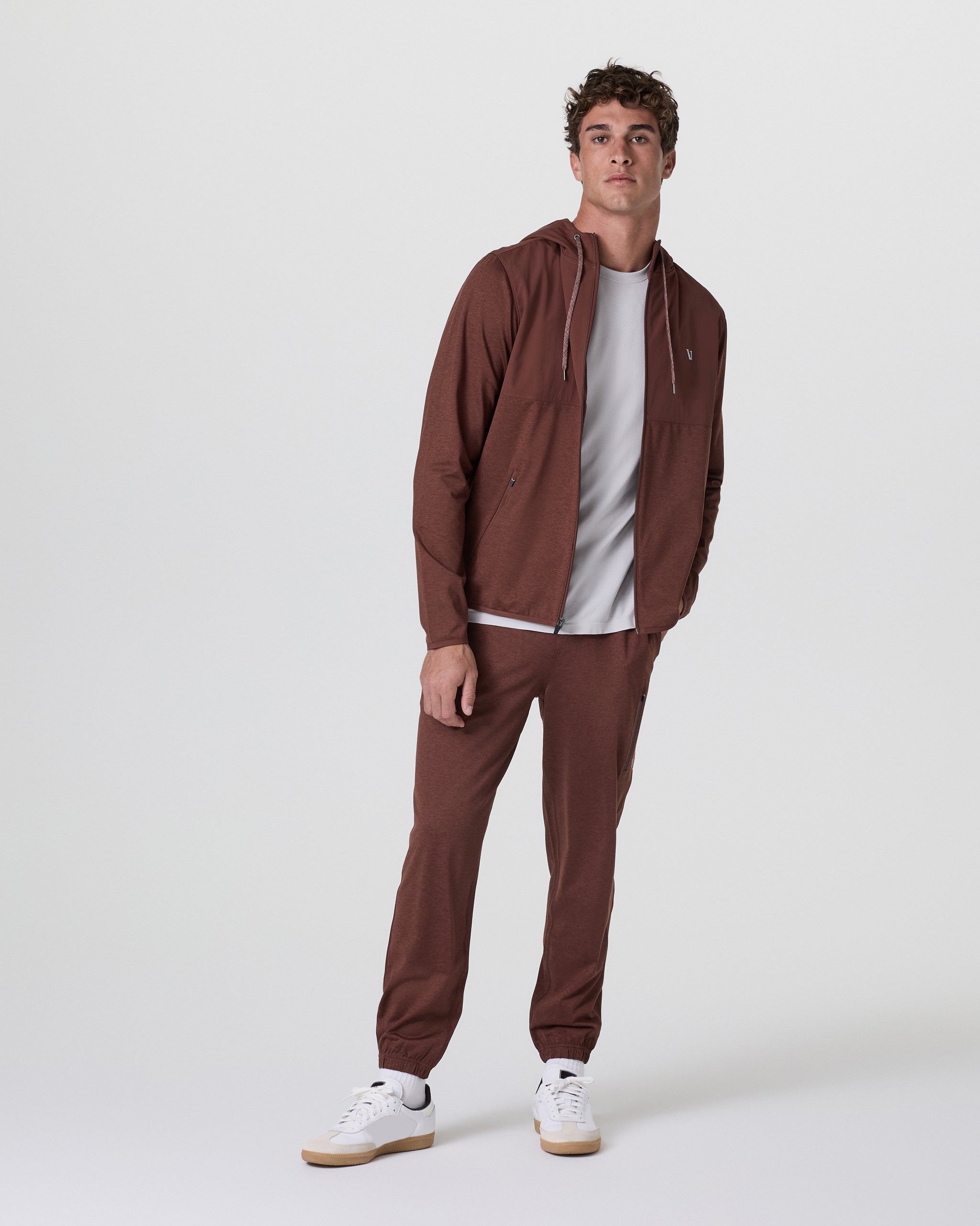 Sunday Performance Sweatpant - Long | Burnt Sienna Heather - Image 3