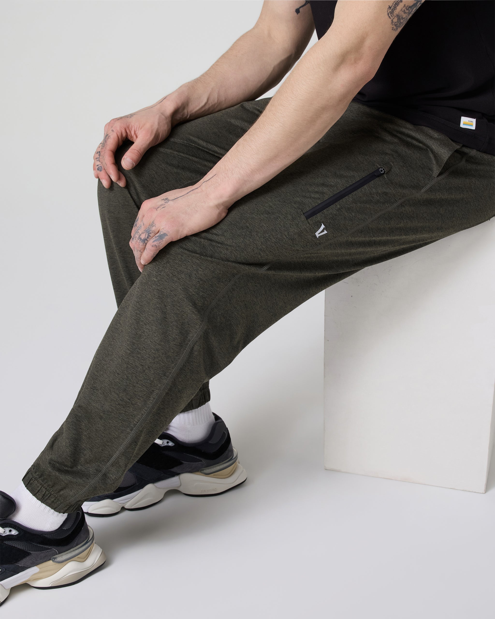 Sunday Performance Sweatpant - Long | Kale Heather - Image 5