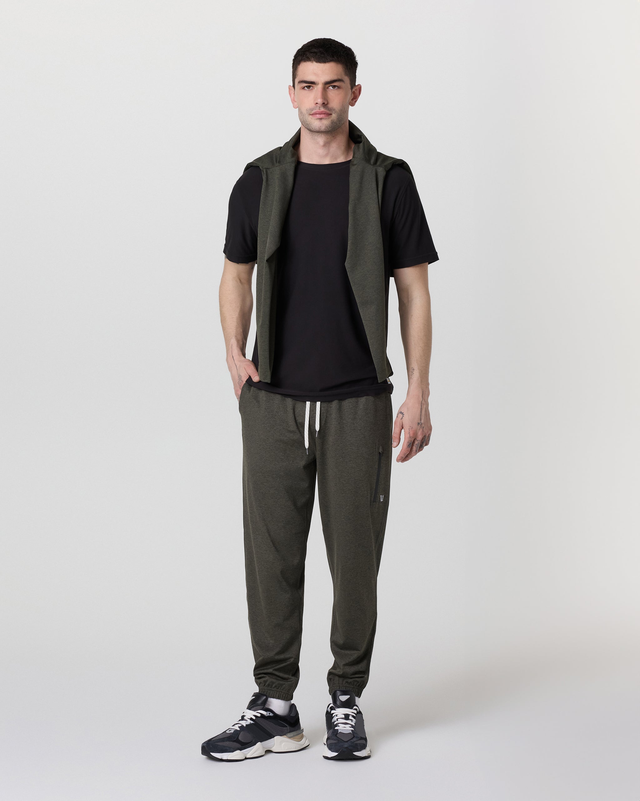 Sunday Performance Sweatpant - Long | Kale Heather - Image 4