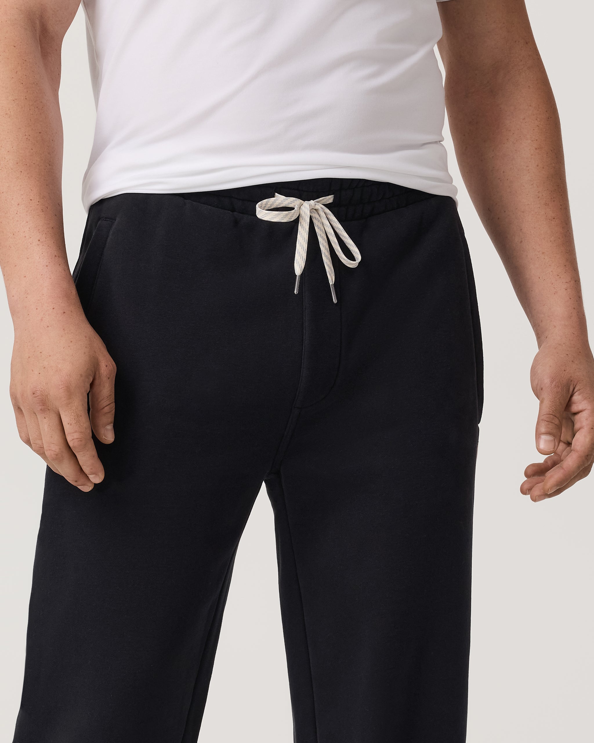 Seaside Straight Leg Sweatpant 30 | Black - Image 5