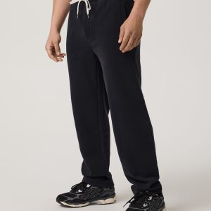 Seaside Straight Leg Sweatpant 30 | Black