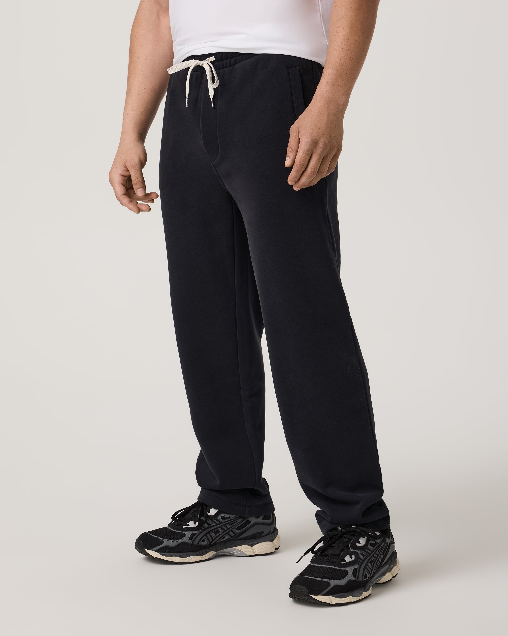 Seaside Straight Leg Sweatpant 30 | Black
