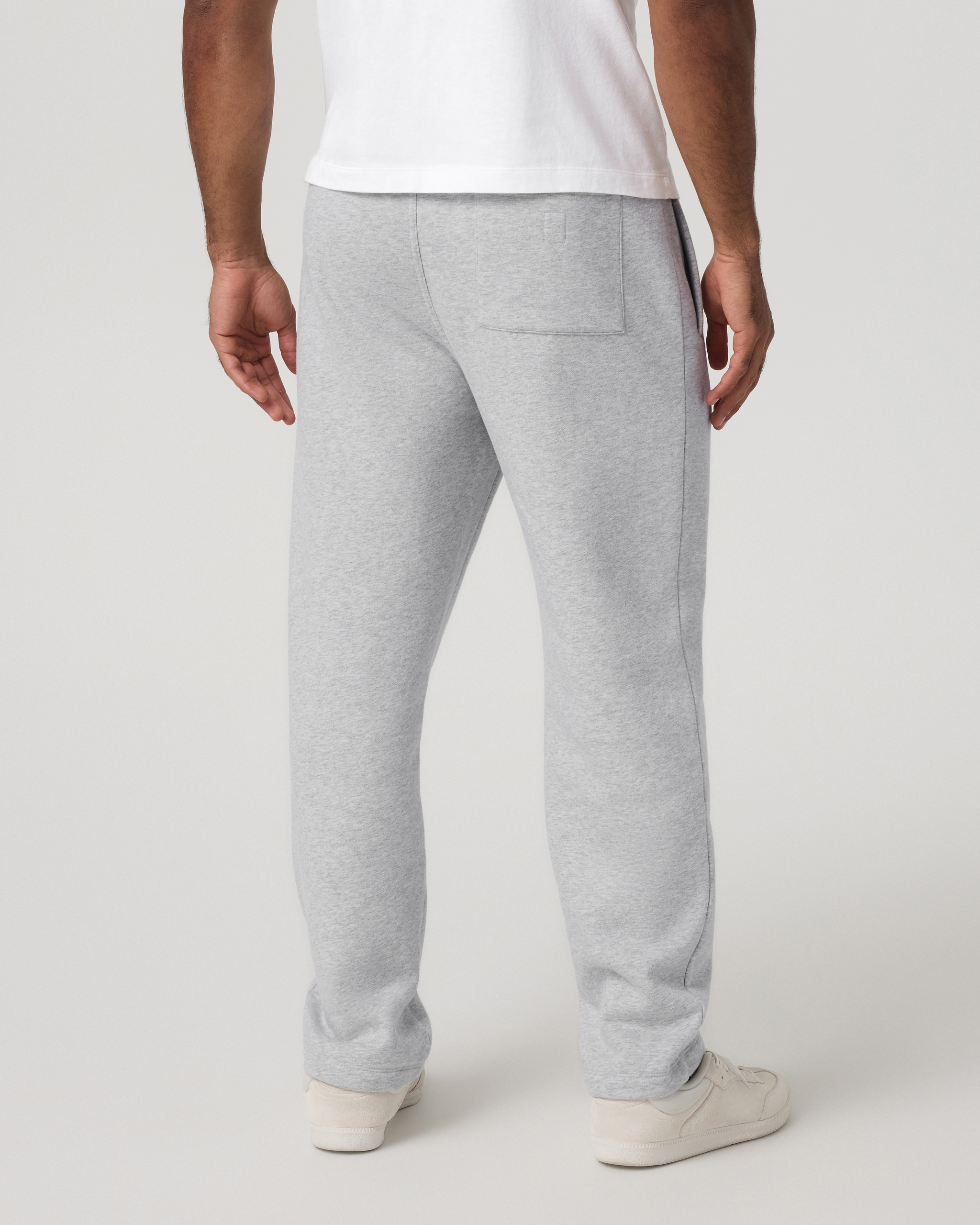 Seaside Straight Leg Sweatpant 30 | Light Heather Grey - Image 5