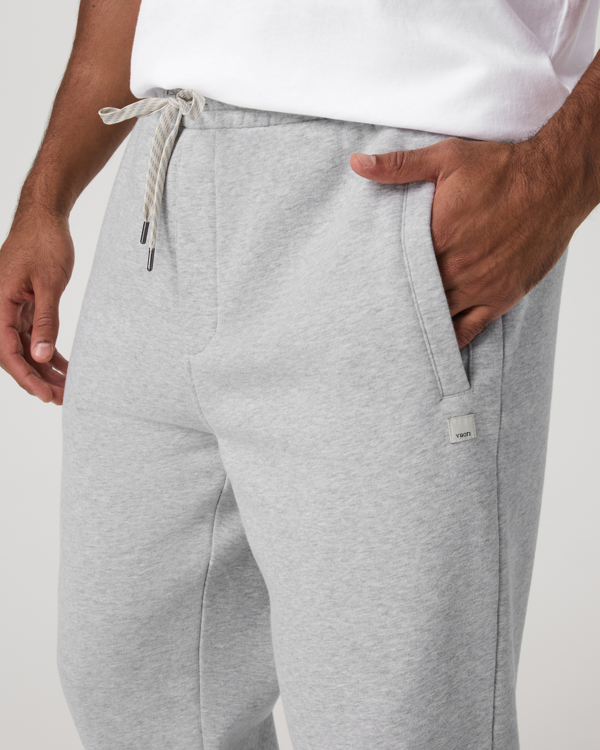 Seaside Straight Leg Sweatpant 30 | Light Heather Grey - Image 2