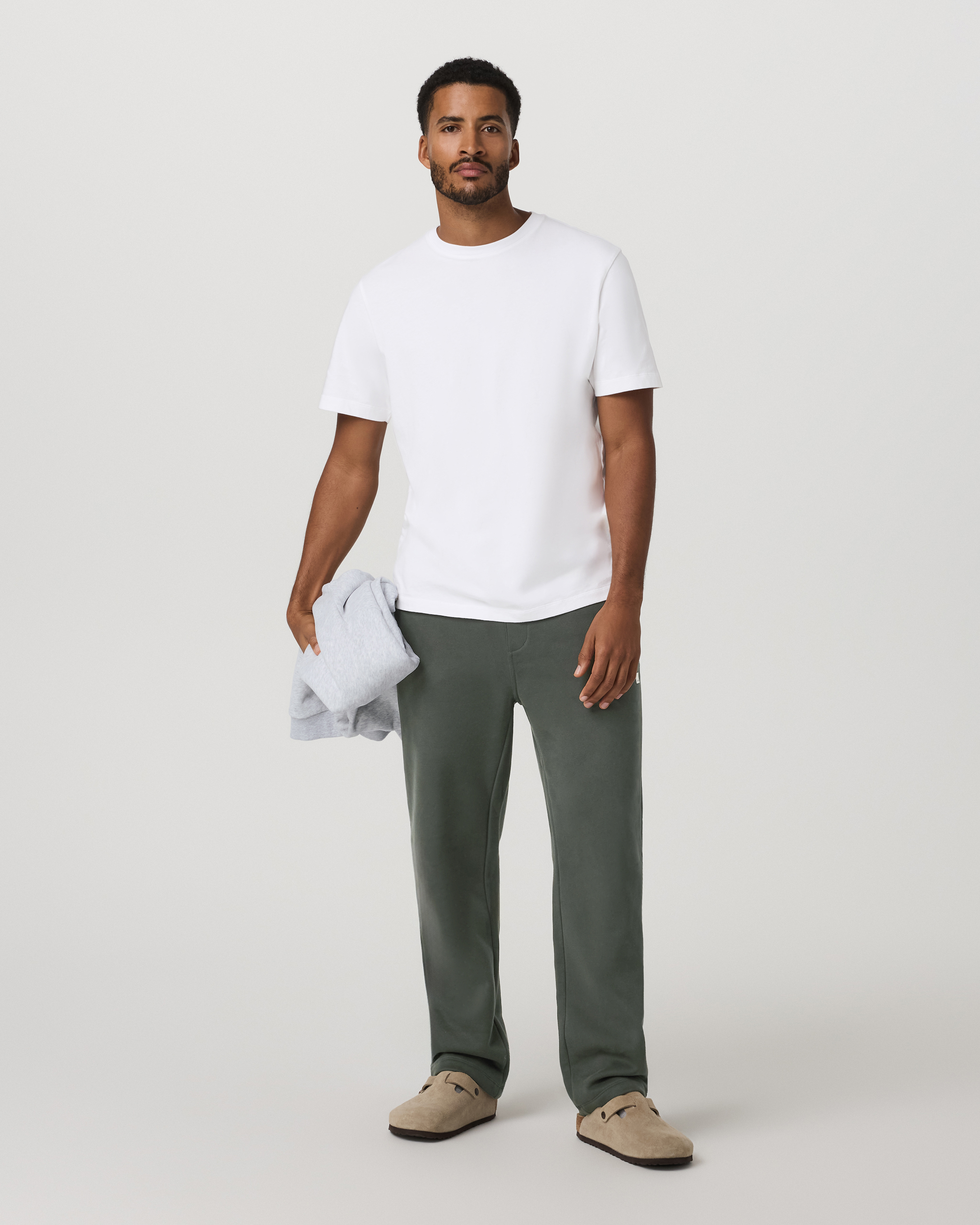 Seaside Straight Leg Sweatpant 30 | River Rock - Image 5