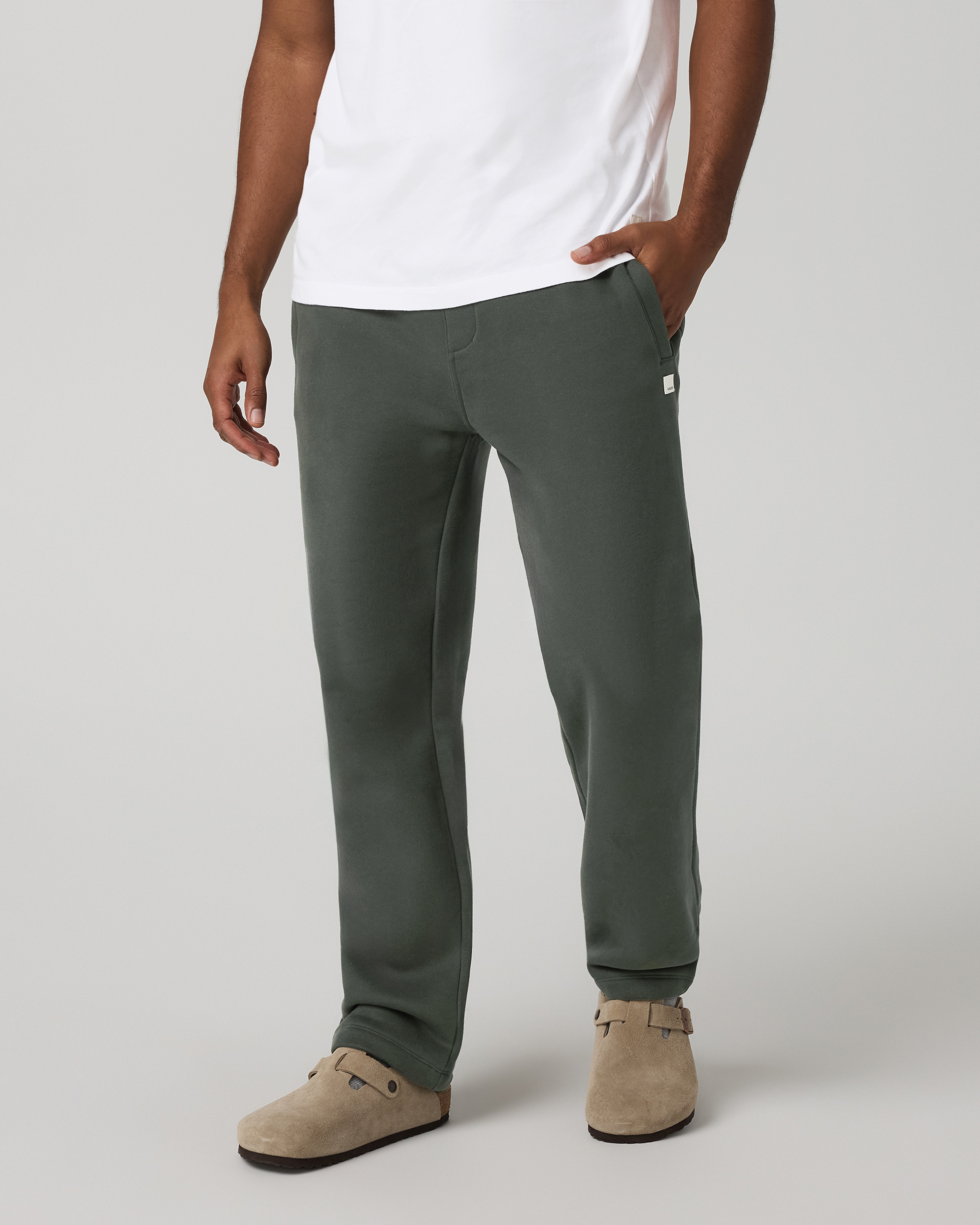 Seaside Straight Leg Sweatpant 30 | River Rock