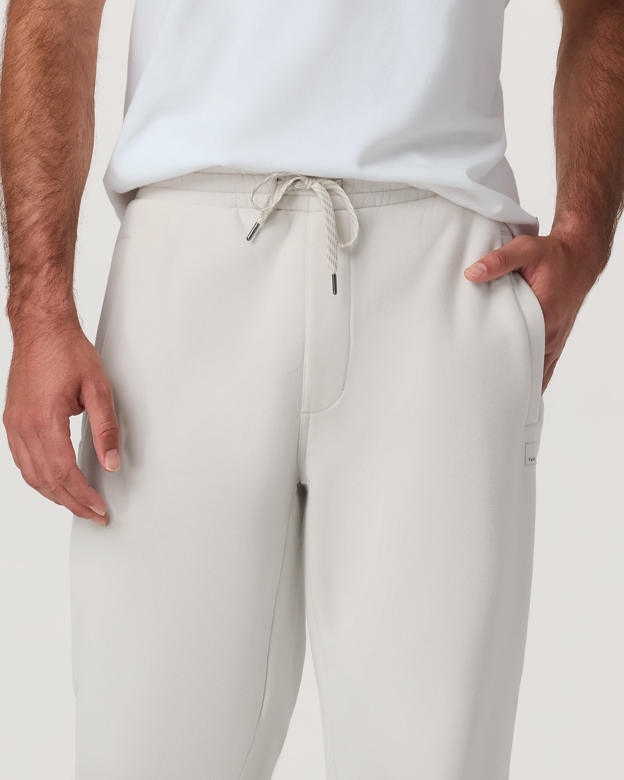 Seaside Straight Leg Sweatpant 30 | Salt - Image 4