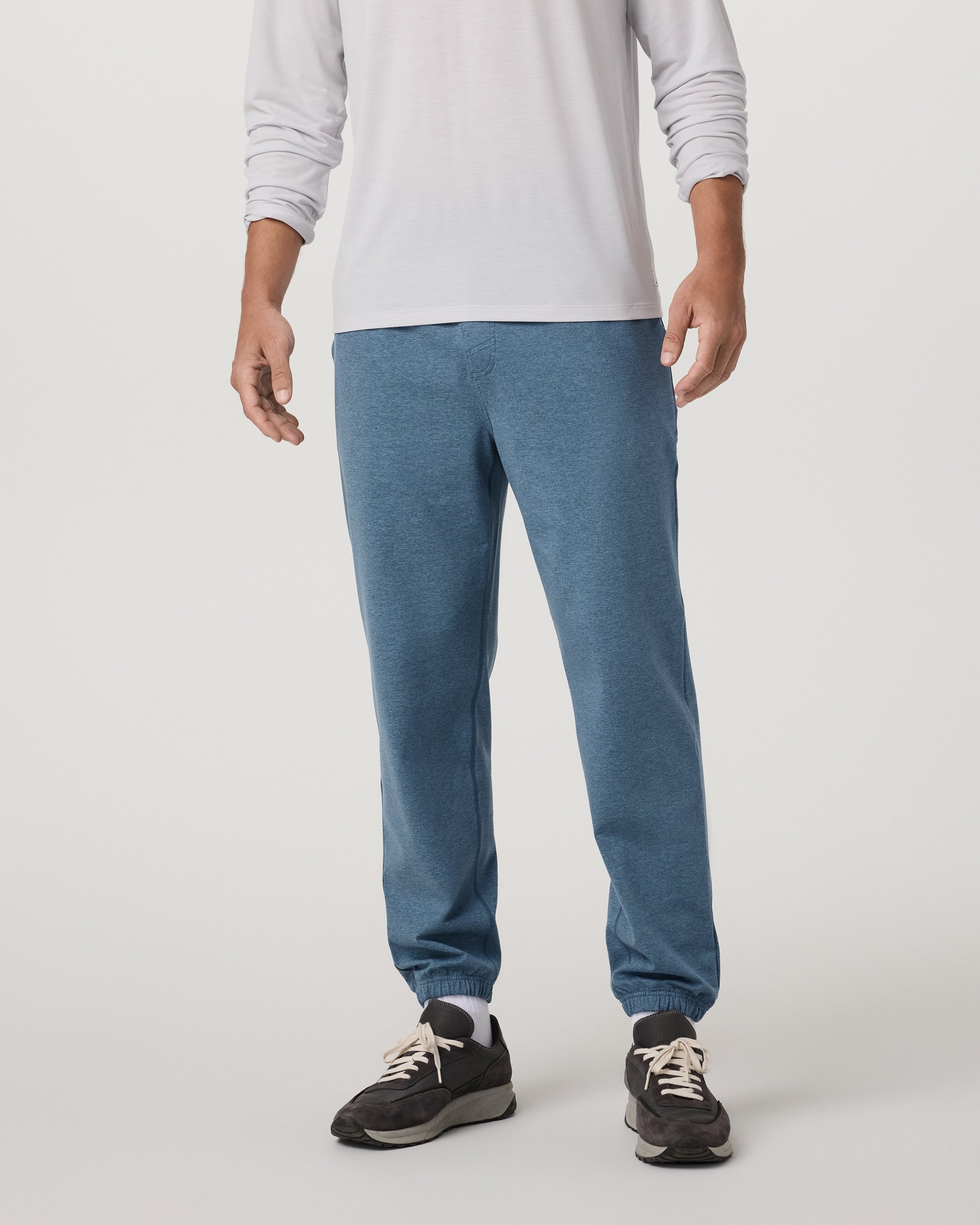 Coronado Sweatpant - Long | Pool Blue Heather - Image 5
