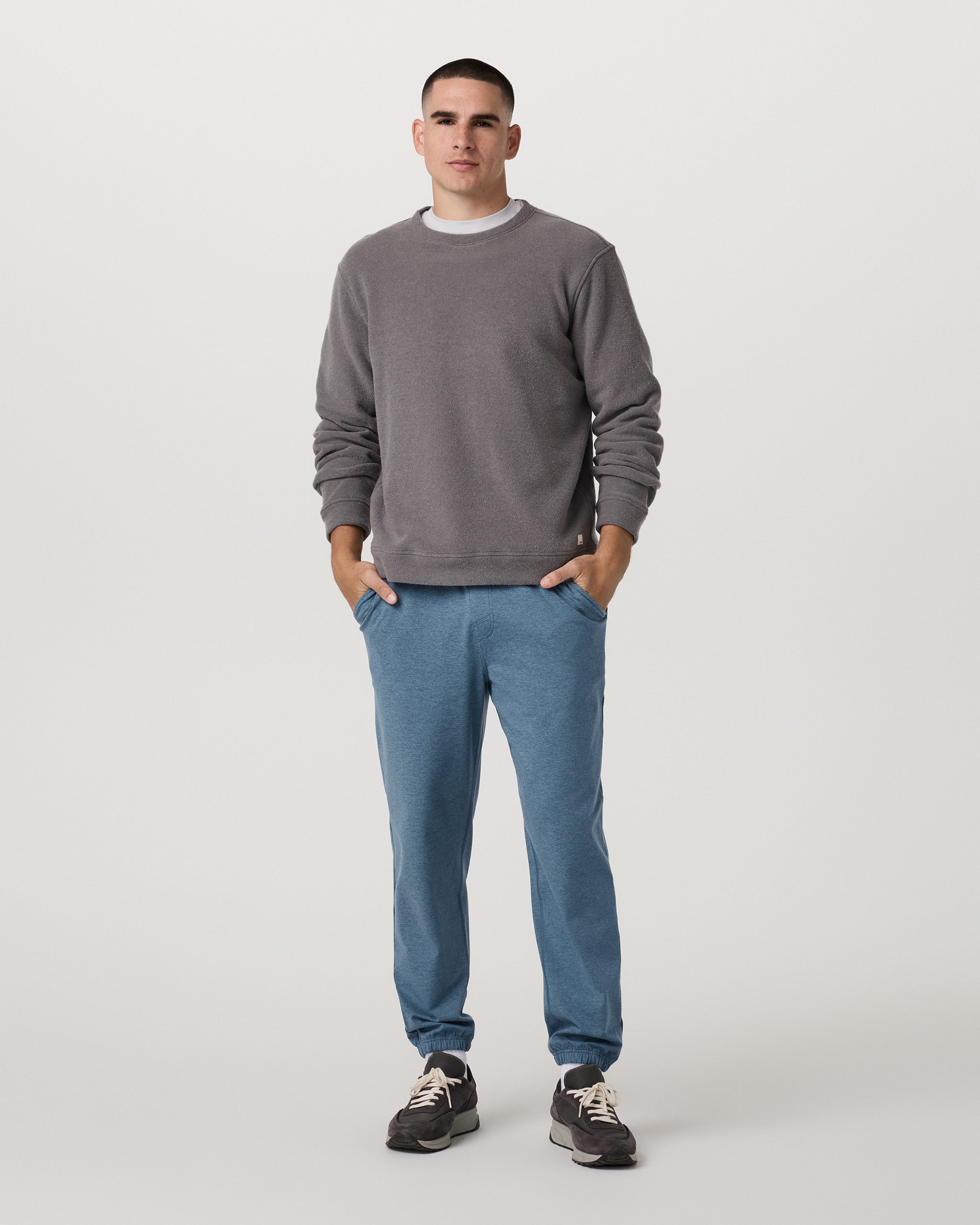 Coronado Sweatpant - Long | Pool Blue Heather - Image 4
