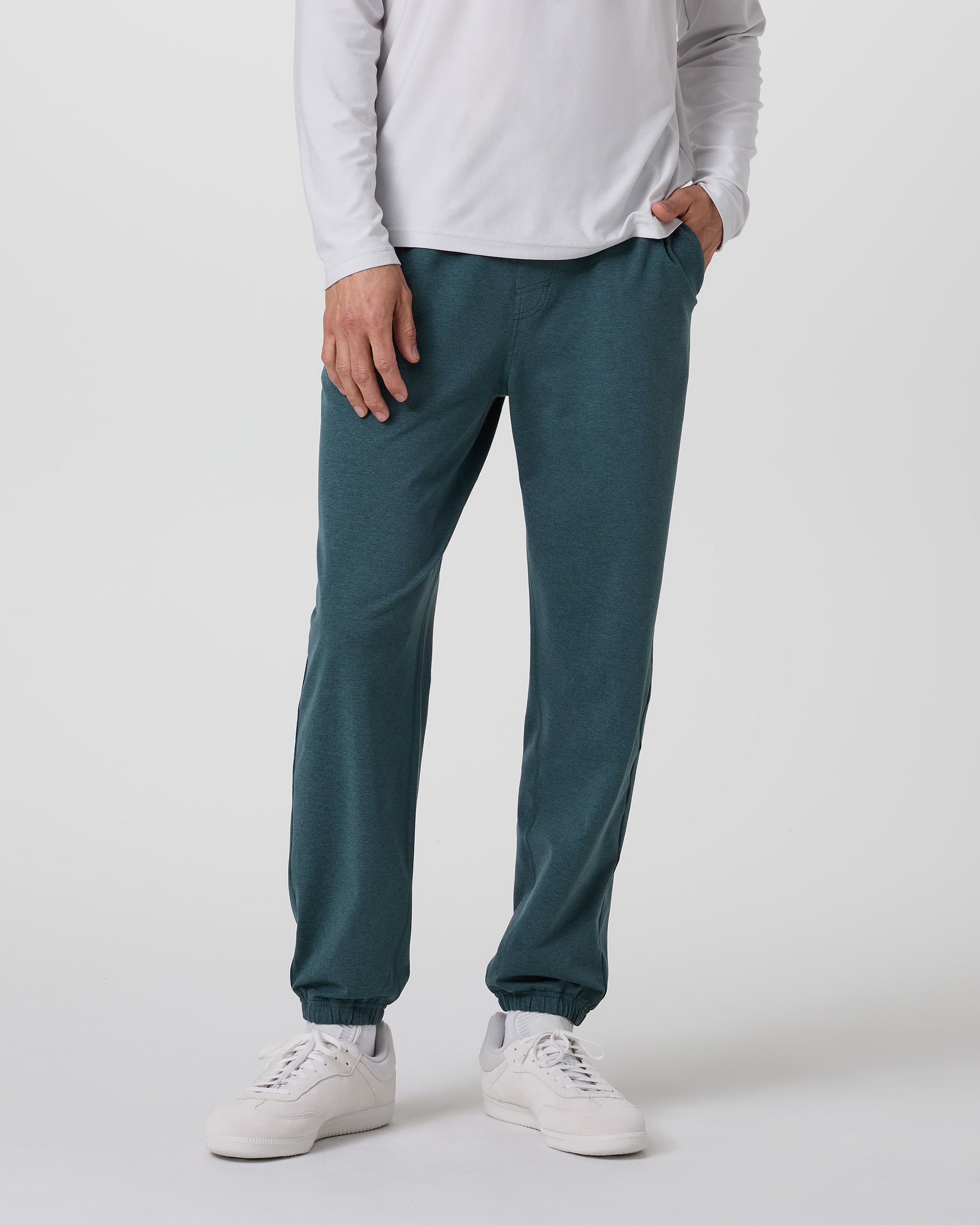 Coronado Sweatpant | Deep Sea Heather - Image 3