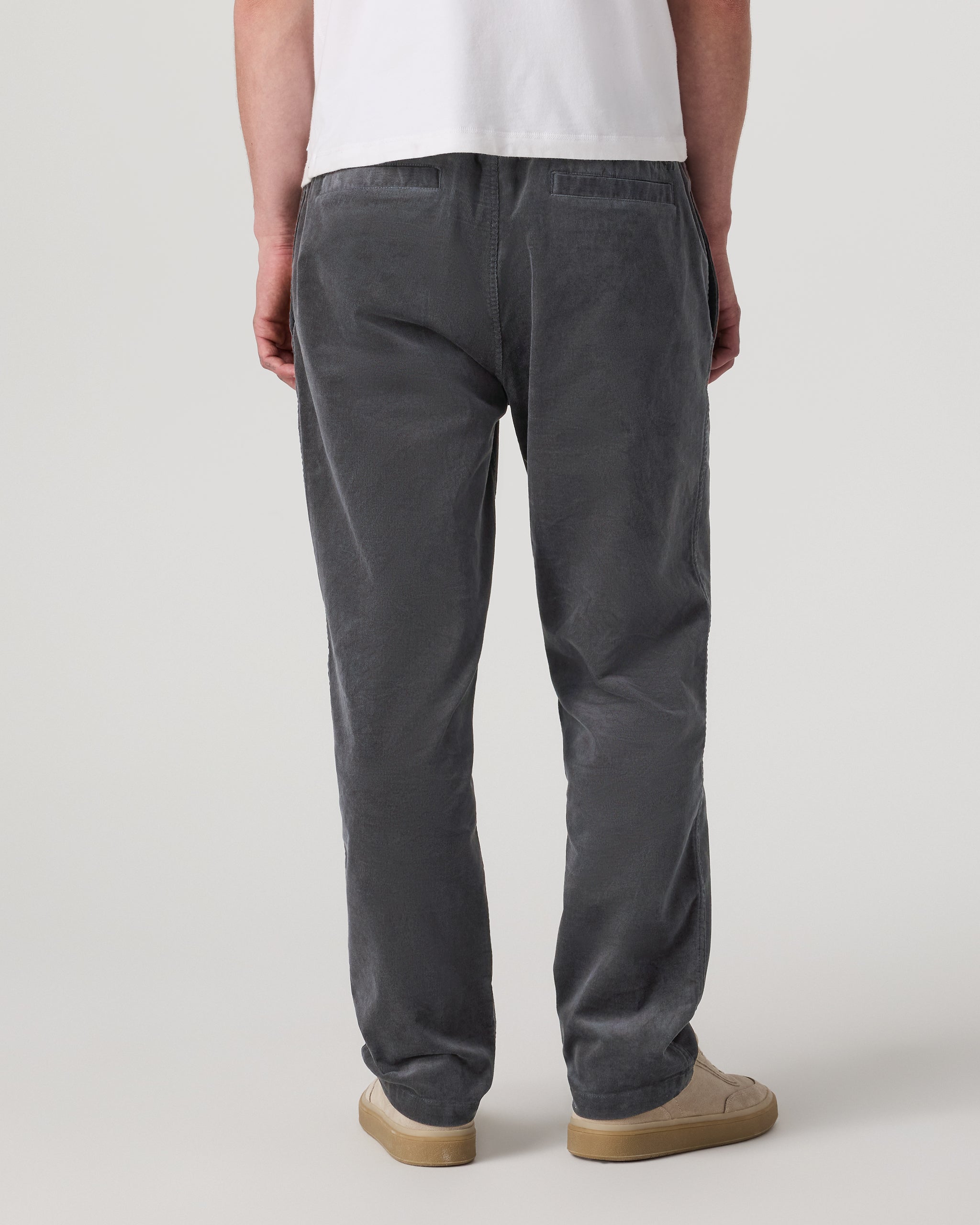 Optimist Elastic Waist Pant Classic Fit 30 | Charcoal - Image 4