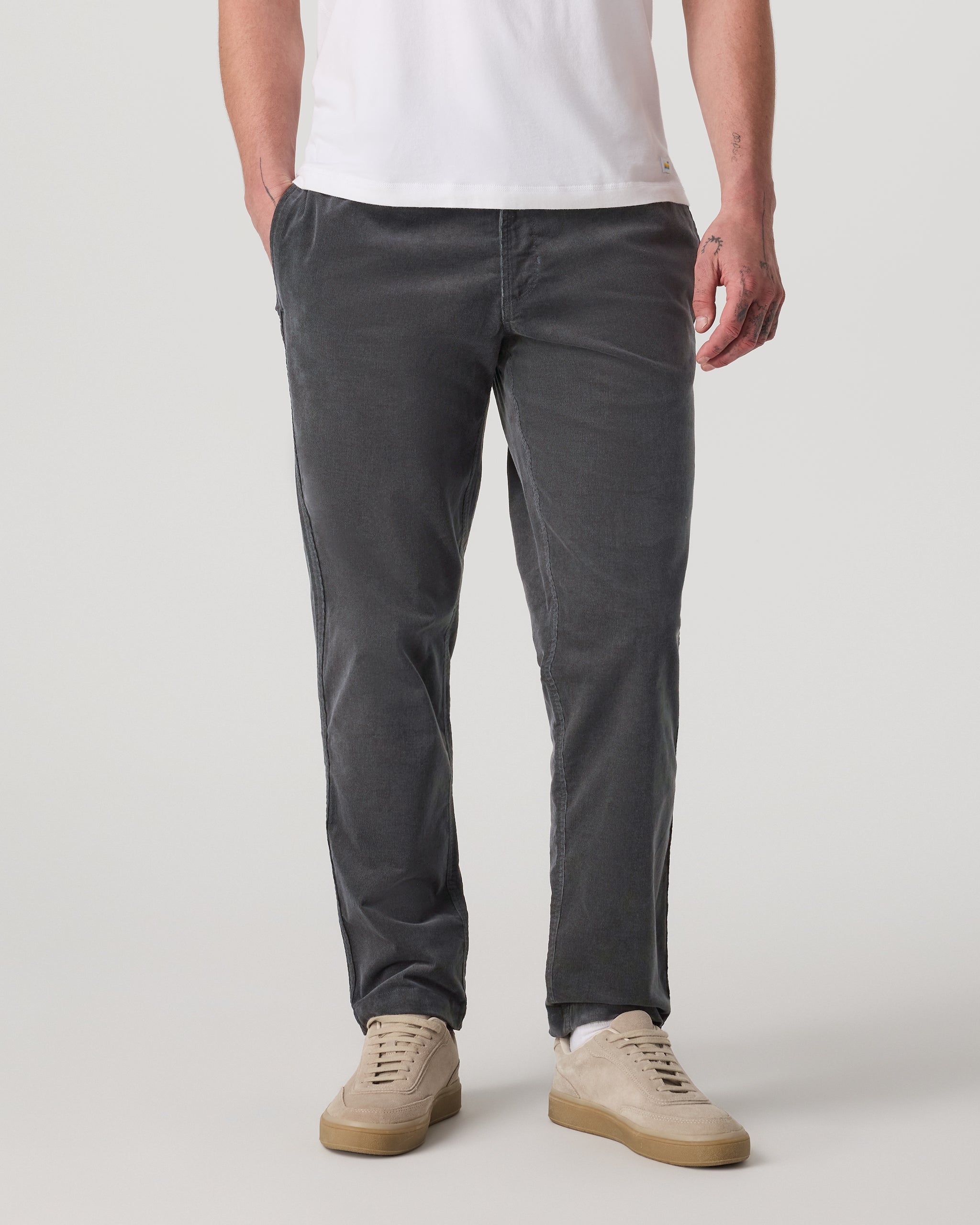 Optimist Elastic Waist Pant Classic Fit 30 | Charcoal