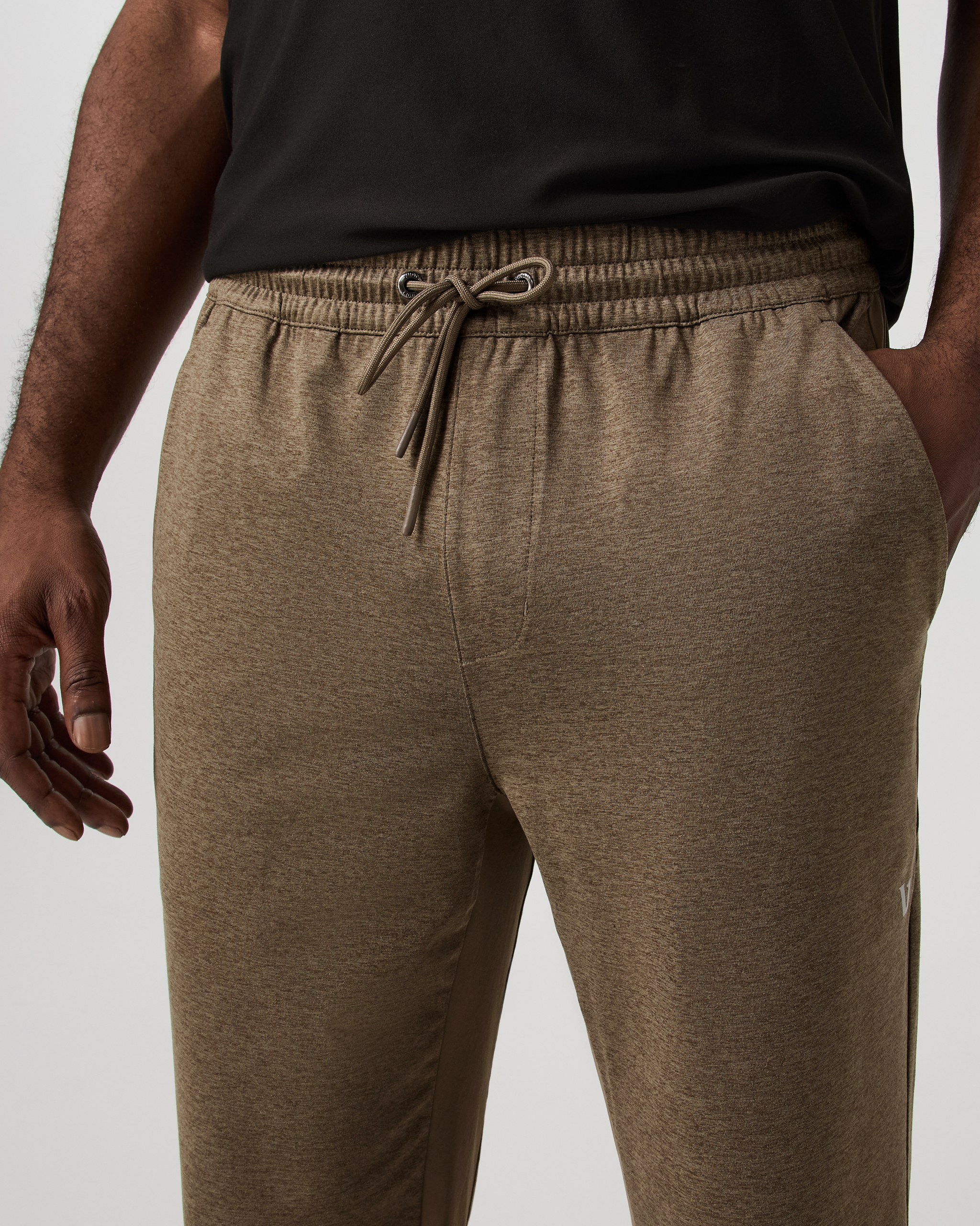 Sunday Performance Track Pant 30 | Peppercorn Heather - Image 2