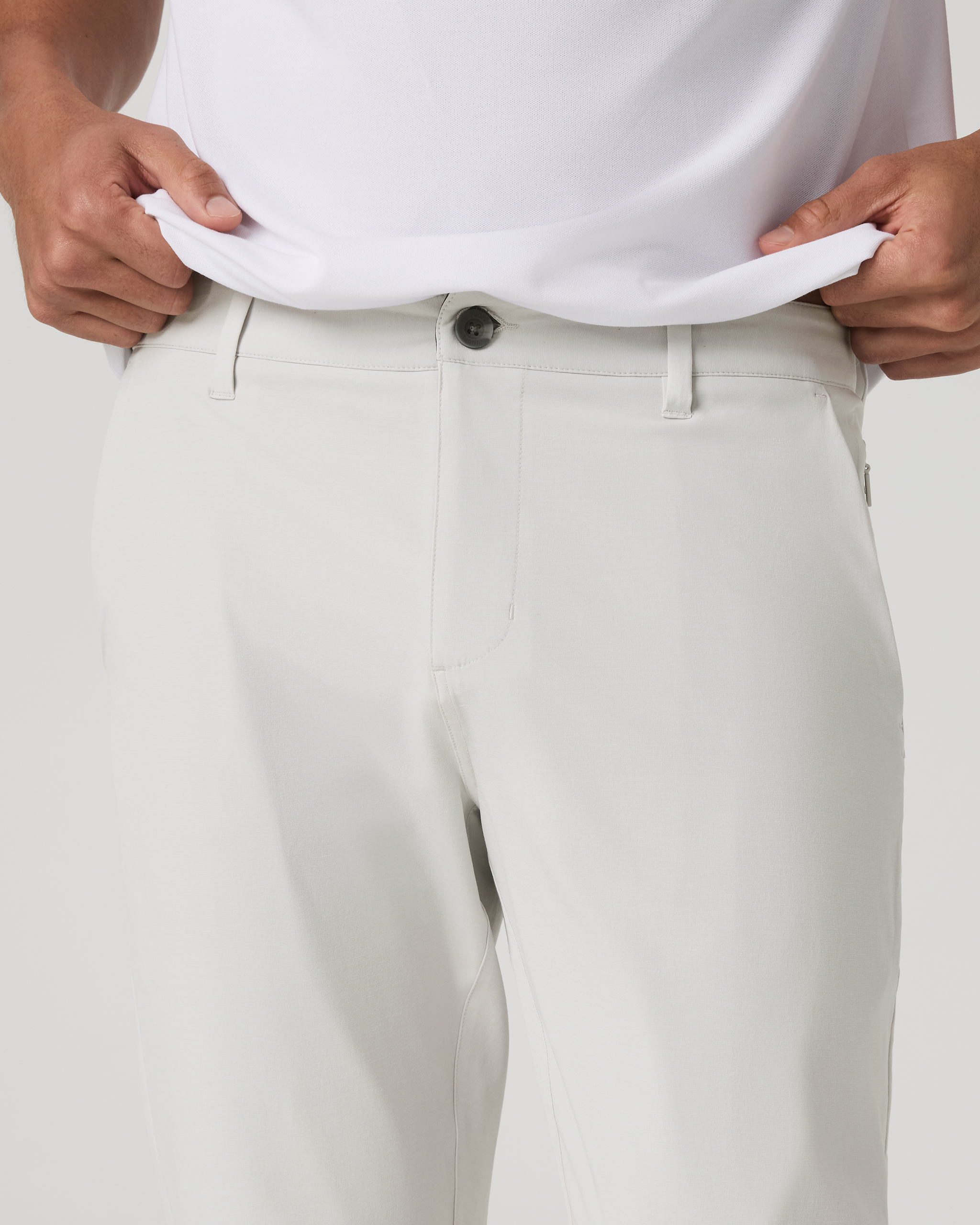 Aim Trouser Athletic Slim Fit 32 | Salt Linen Texture - Image 3