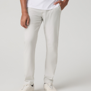 Aim Trouser Athletic Slim Fit 30 | Salt Linen Texture