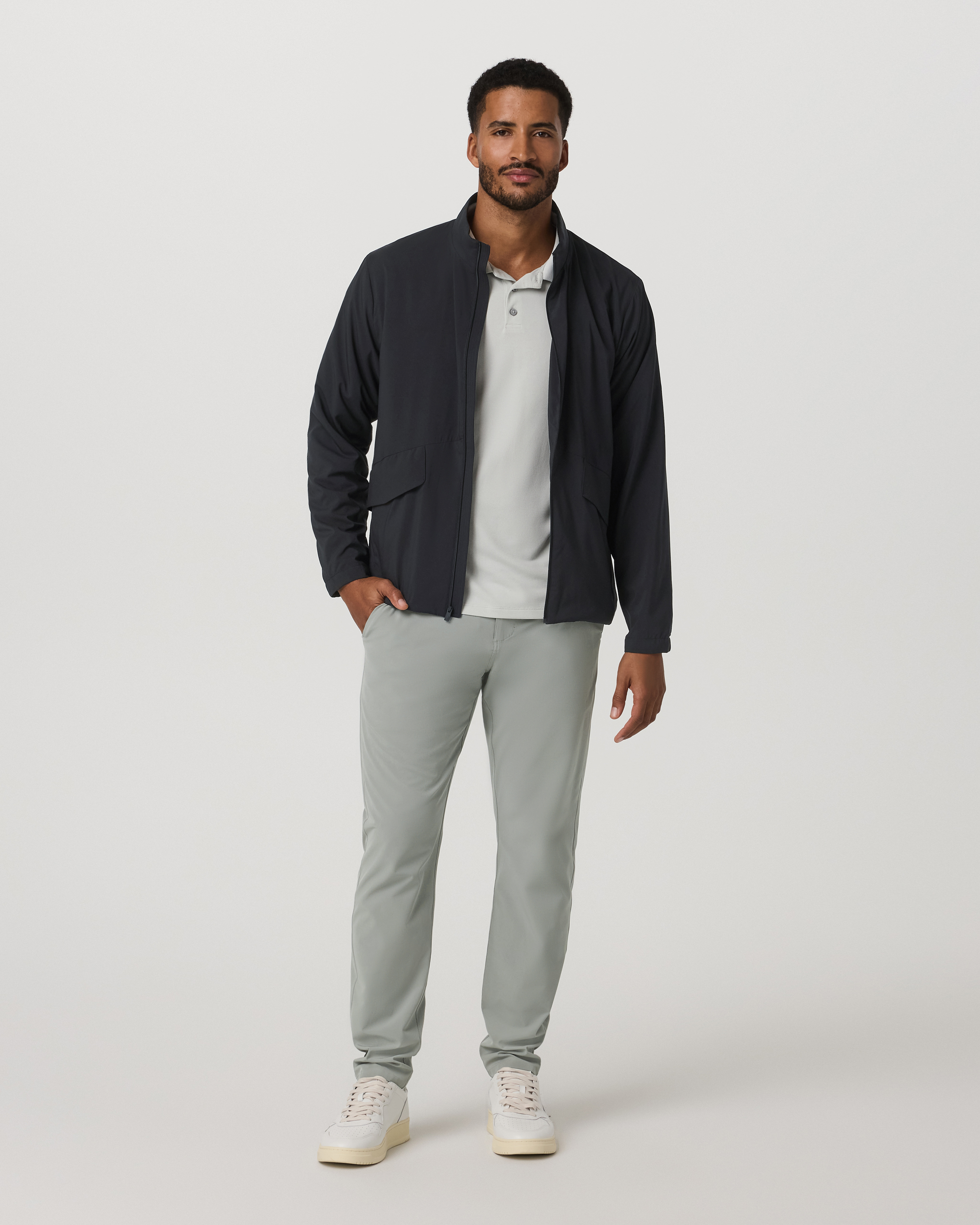 Aim Trouser Athletic Slim Fit 30 | Slate Rock - Image 3