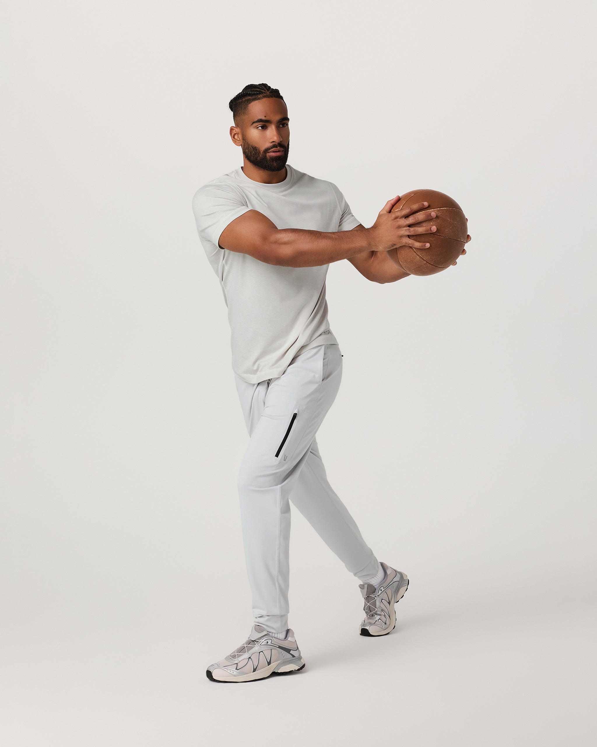 Sunday Performance Jogger - Long | Frost Grey