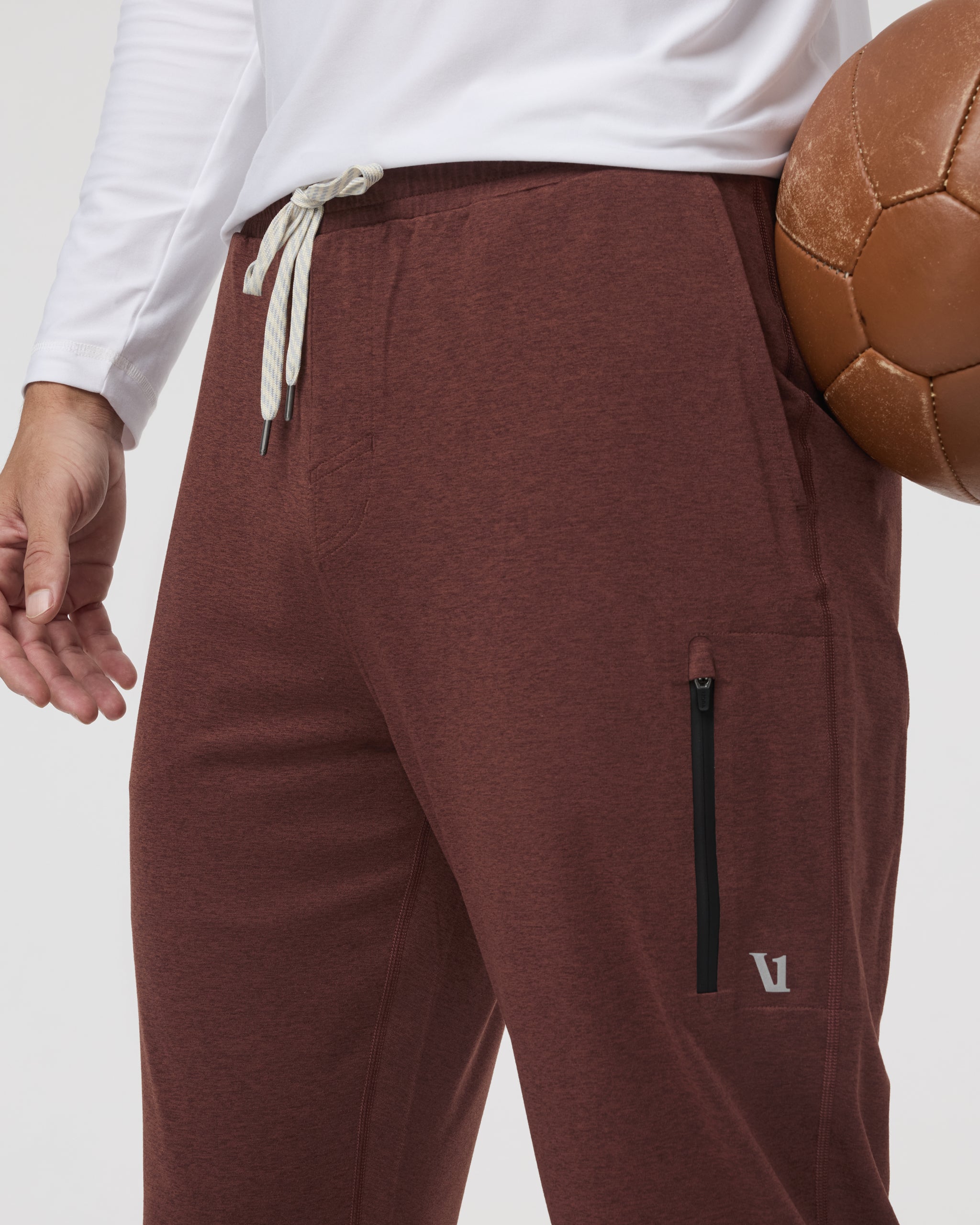 Sunday Performance Jogger | Burnt Sienna Heather - Image 3