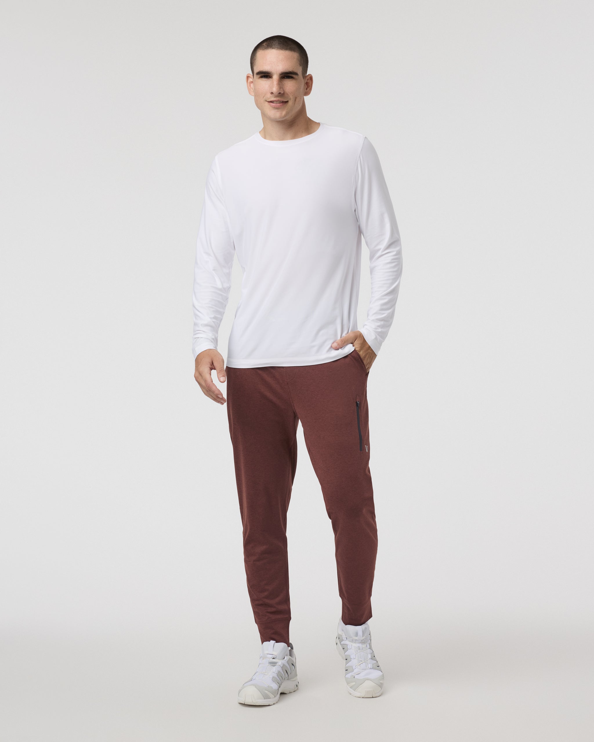 Sunday Performance Jogger | Burnt Sienna Heather - Image 2