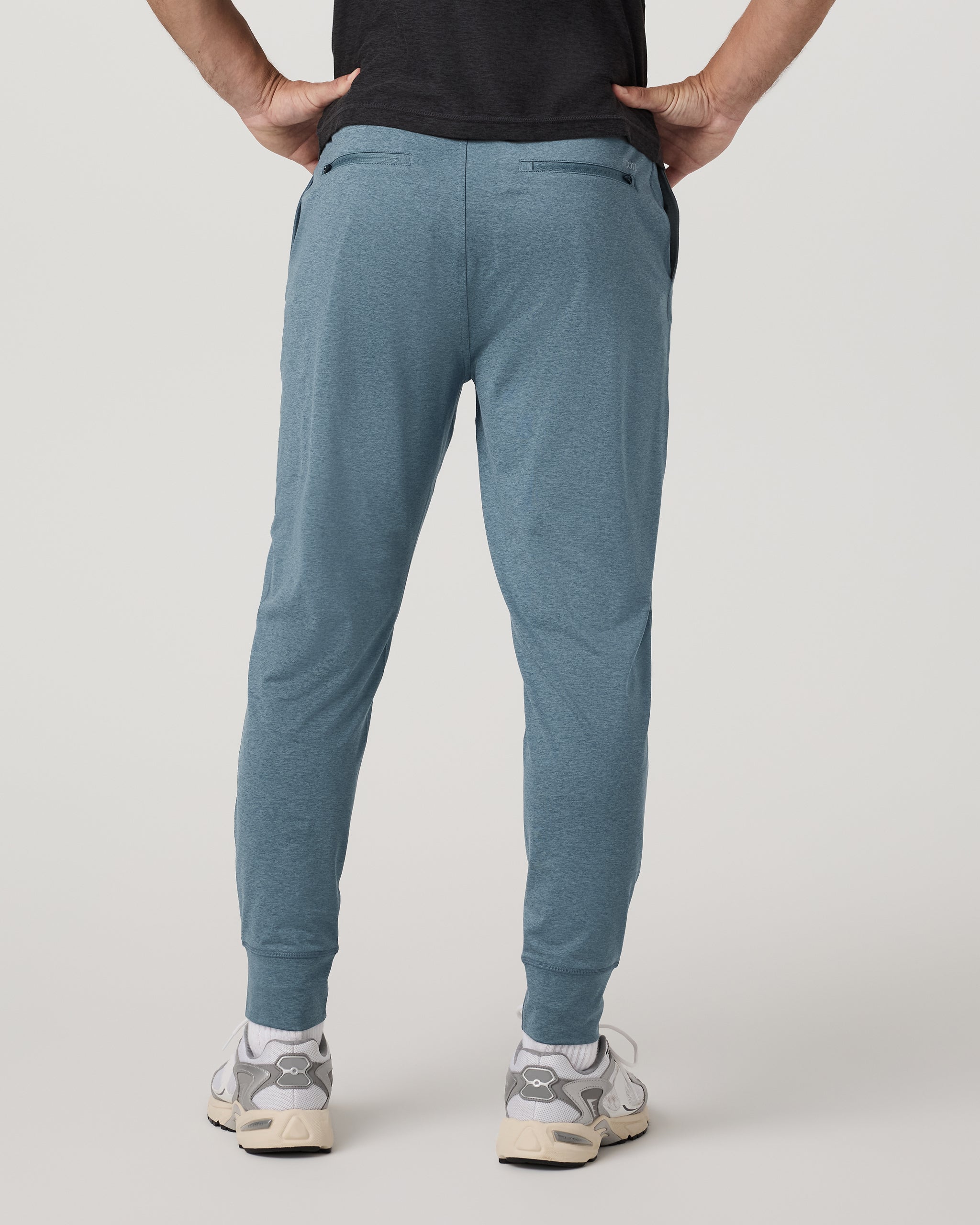 Sunday Performance Jogger - Long | Smoke Blue Heather - Image 3